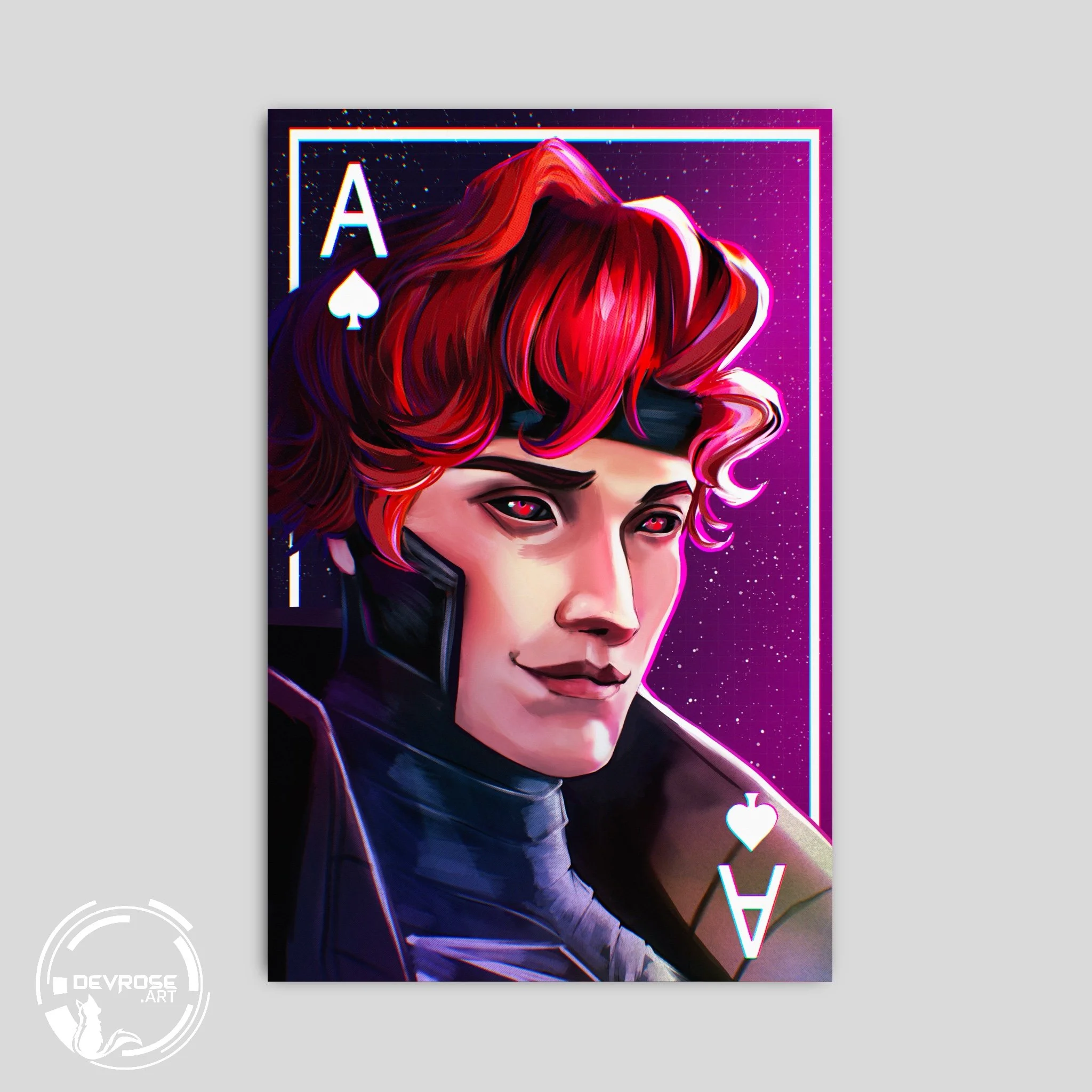 Gambit Ace (Rivals) X-Men Art Print