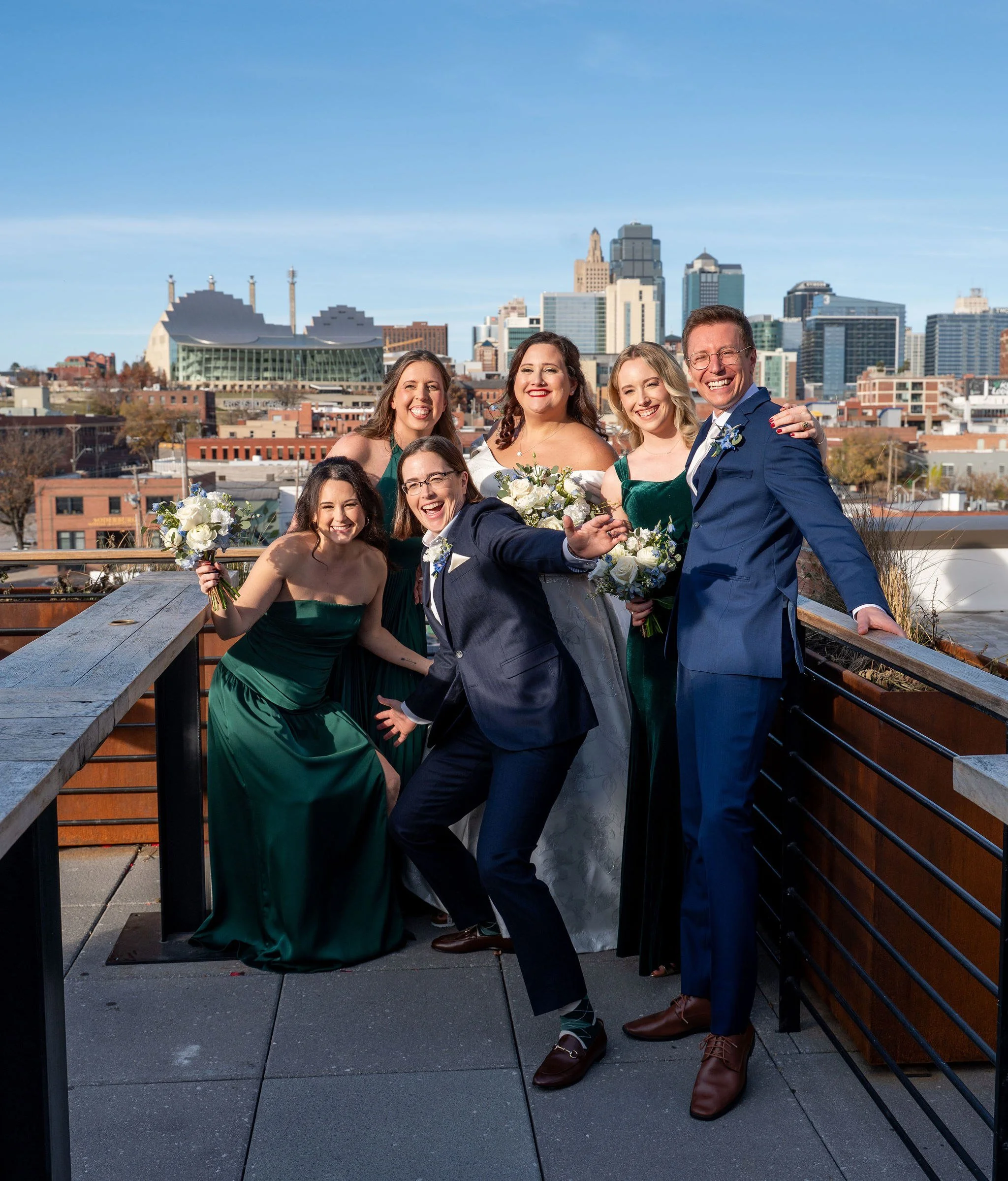 A Modern, Elegant, and FUN, Kansas City Wedding at the Crossroads Hotel