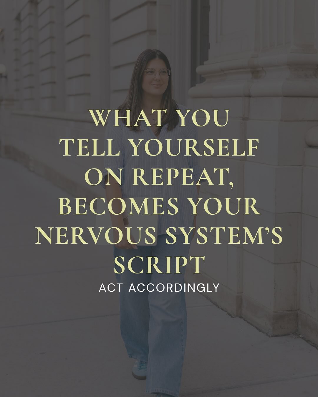 What you repeat becomes what you live.

Not just in a &ldquo;woo&rdquo; way &mdash; but in a scientific way.

Because our brains are wired to confirm our thoughts. So the more you speak or think something, the more you will find reasons to enforce th