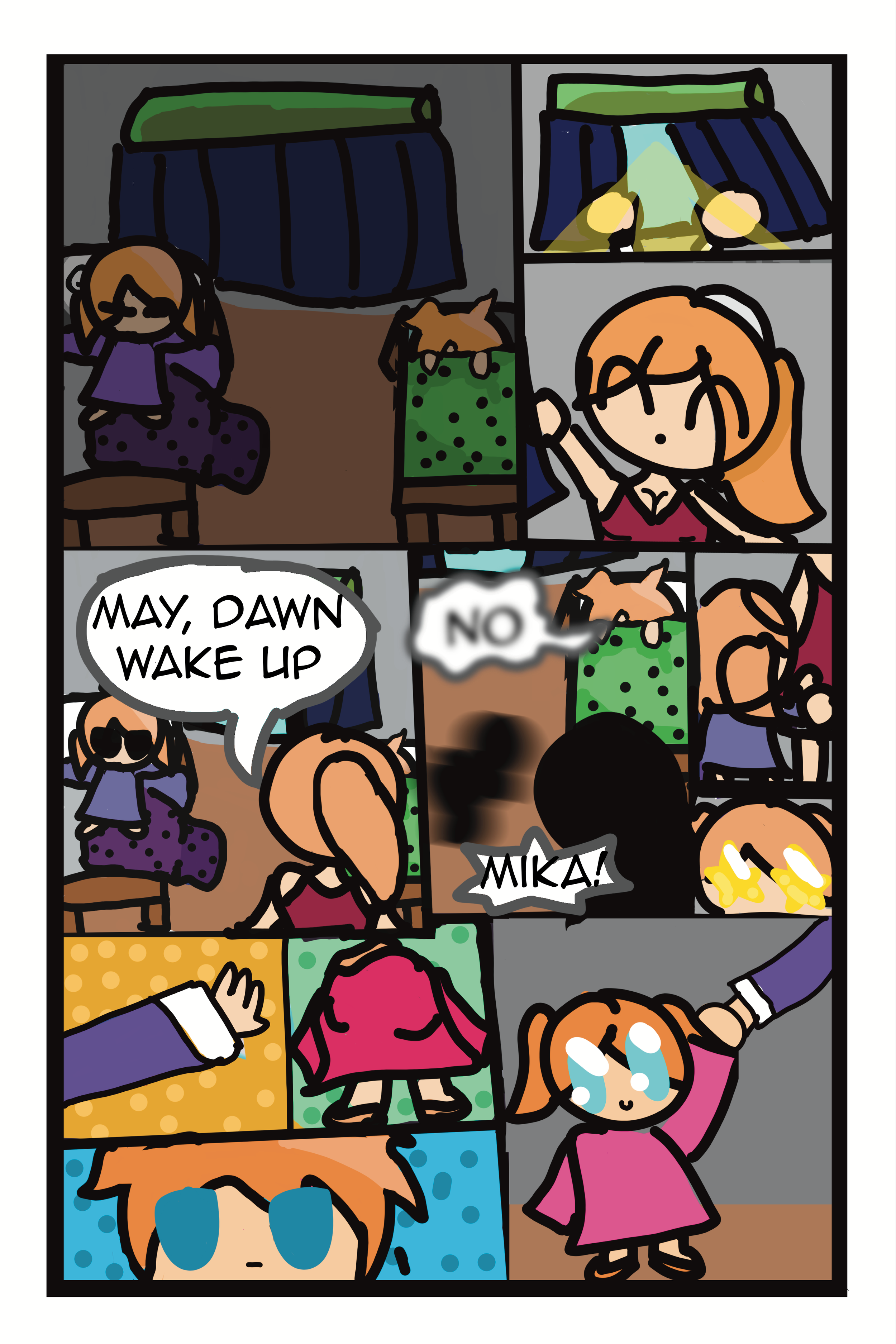 the first page of the series
