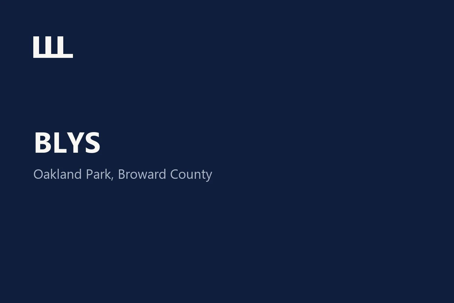 BLYS, Oakland Park, Broward