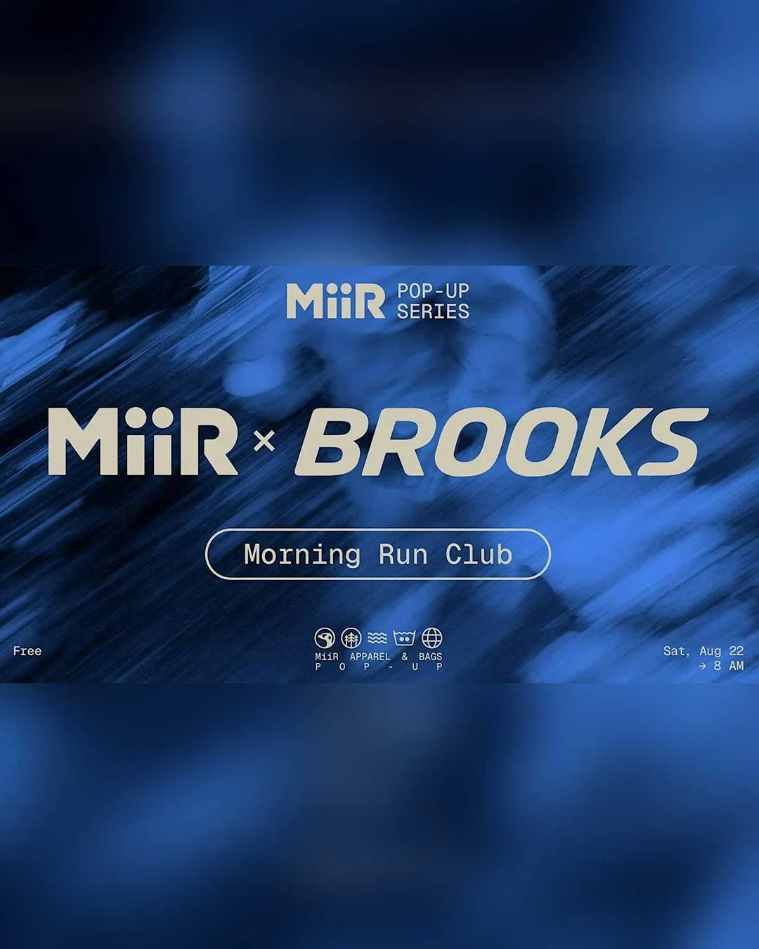 MiiR Pop-Up Series: MiiR x Brooks Morning Run Club (Aug 22)