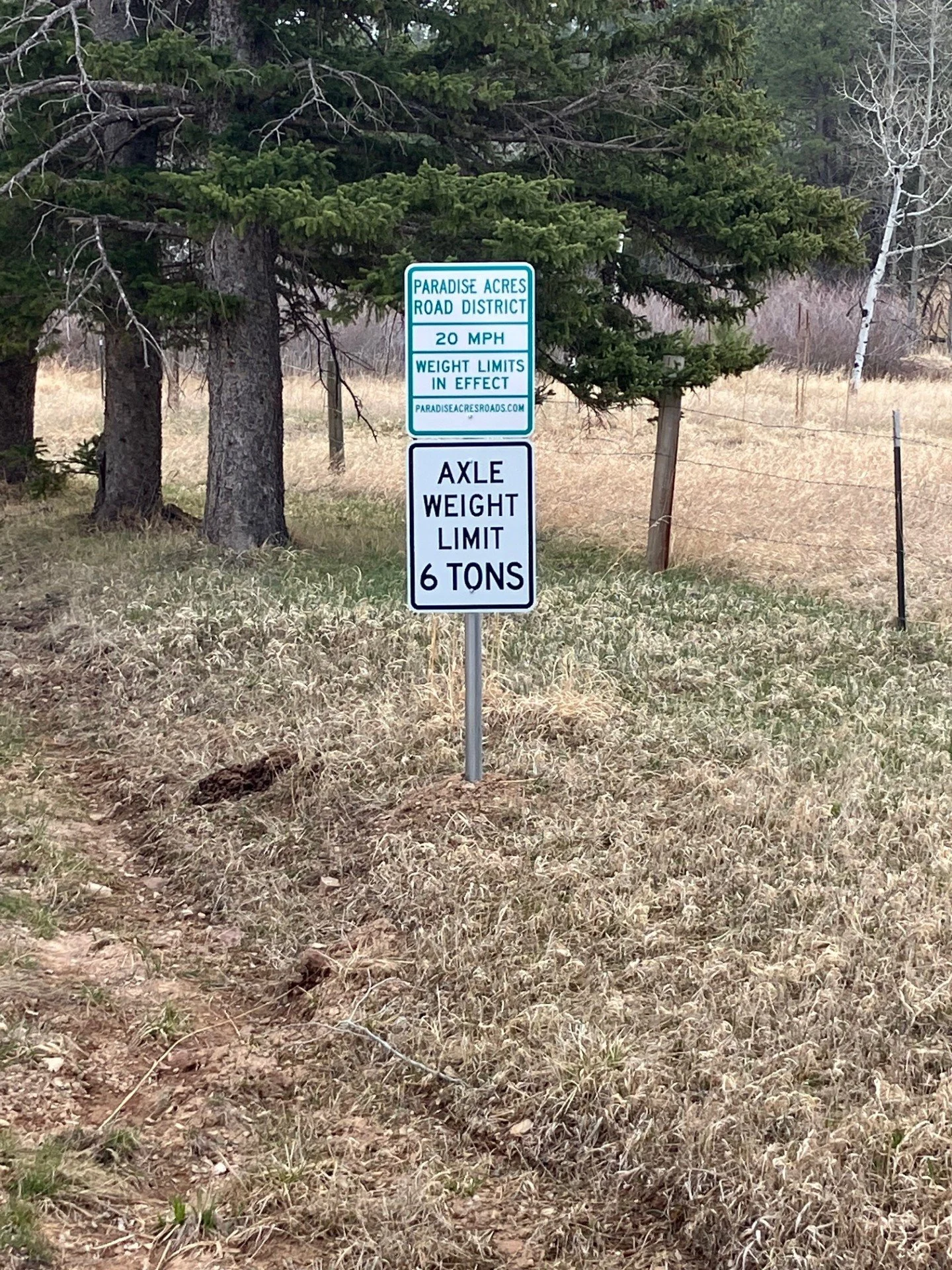 Signage installed at entrances & other locations in the development.