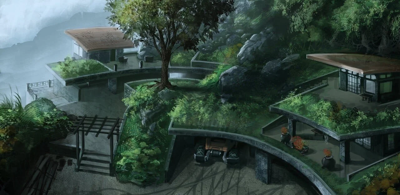 earthship farmhouses of the 26th century