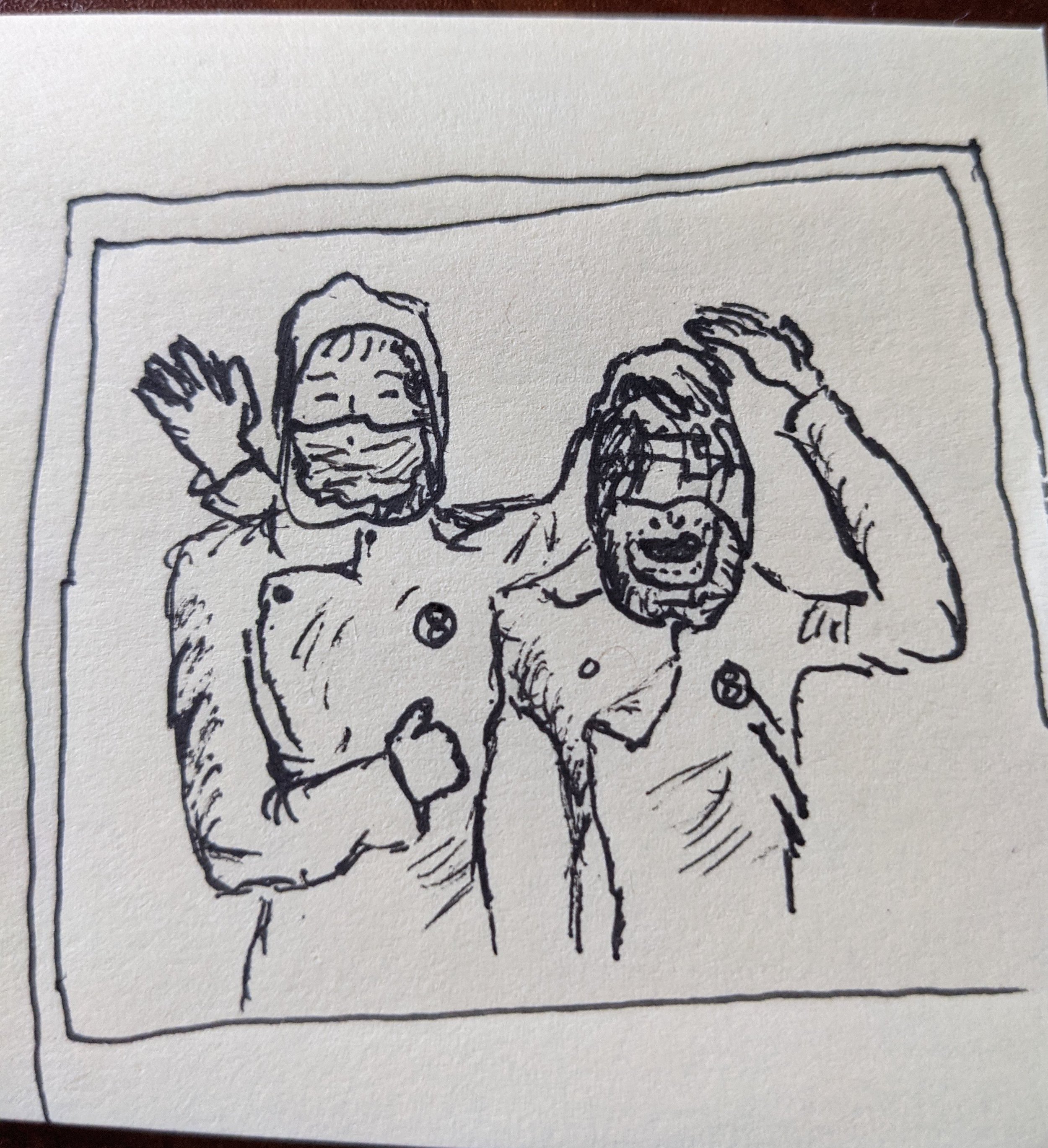 Polaroid of a lighthearted moment