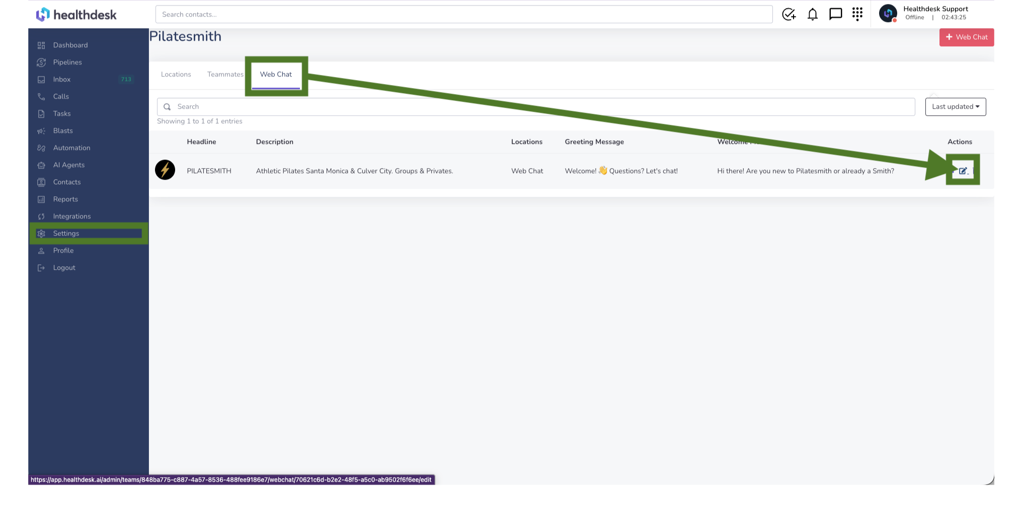 How To Add Form And Info Capture To Your Web Chat Bot in HealthdeskAI
