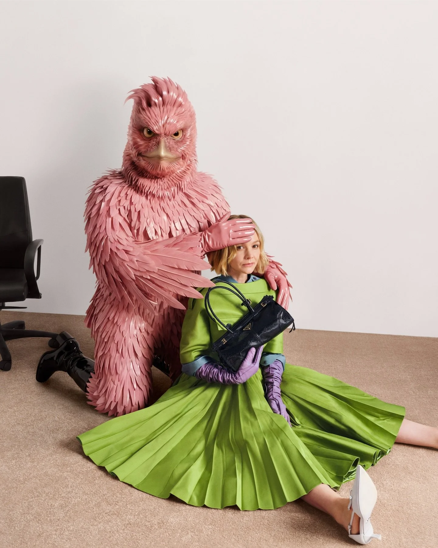 Excited to finally share a project I&rsquo;ve been working on over the past few months.
Working with artist Jordan Wolfson to design and develop these characters for Prada SS26 campaign, bringing his vision to life. It was an entirely new way of work