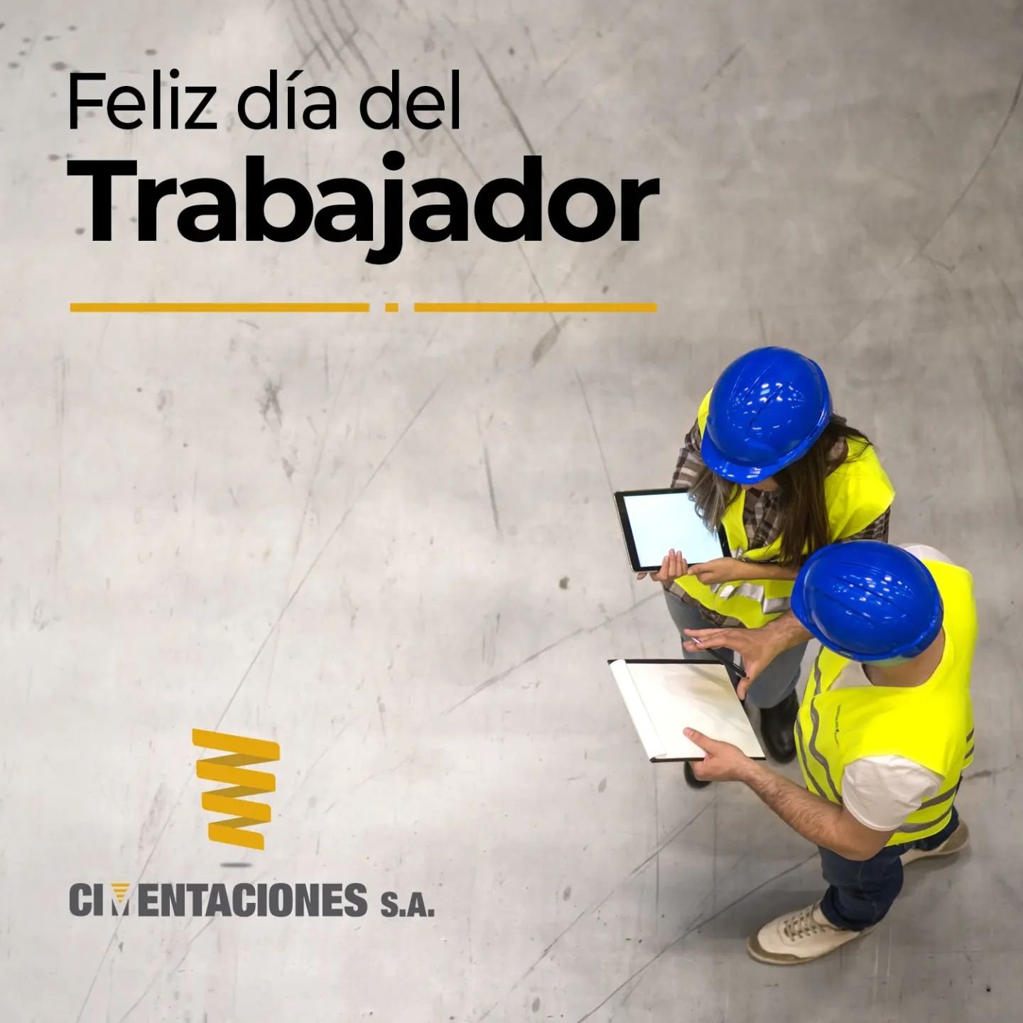 Feliz d&iacute;a del Trabajador.