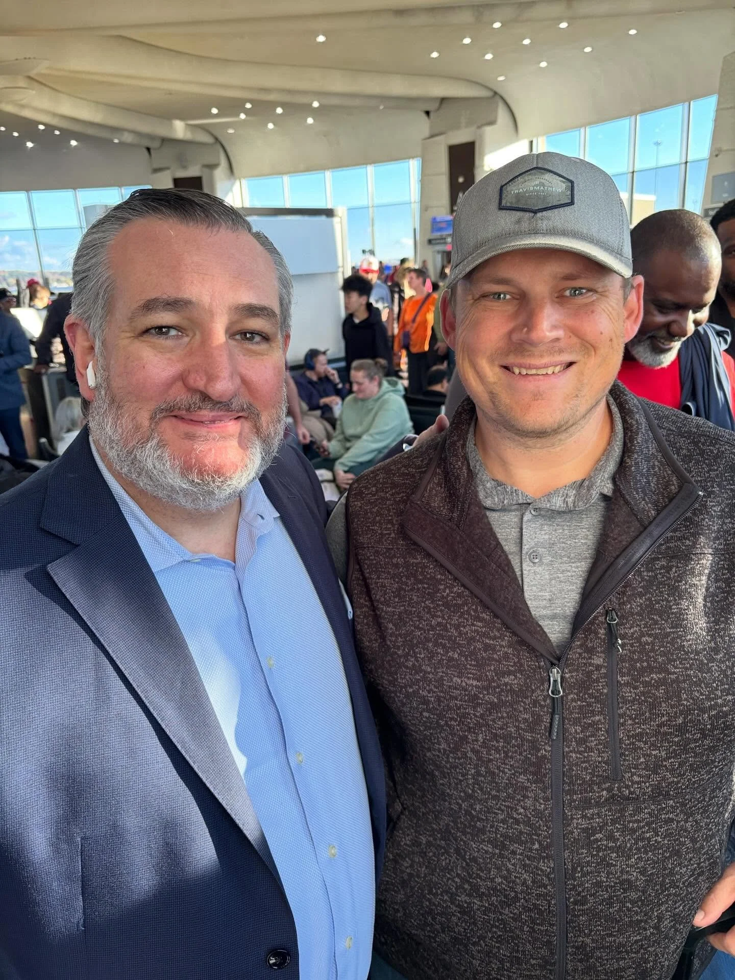 Thank you @sentedcruz for supporting 2A for America! It was a pleasure to meet you on the flight from DCA.  Love the boot!!