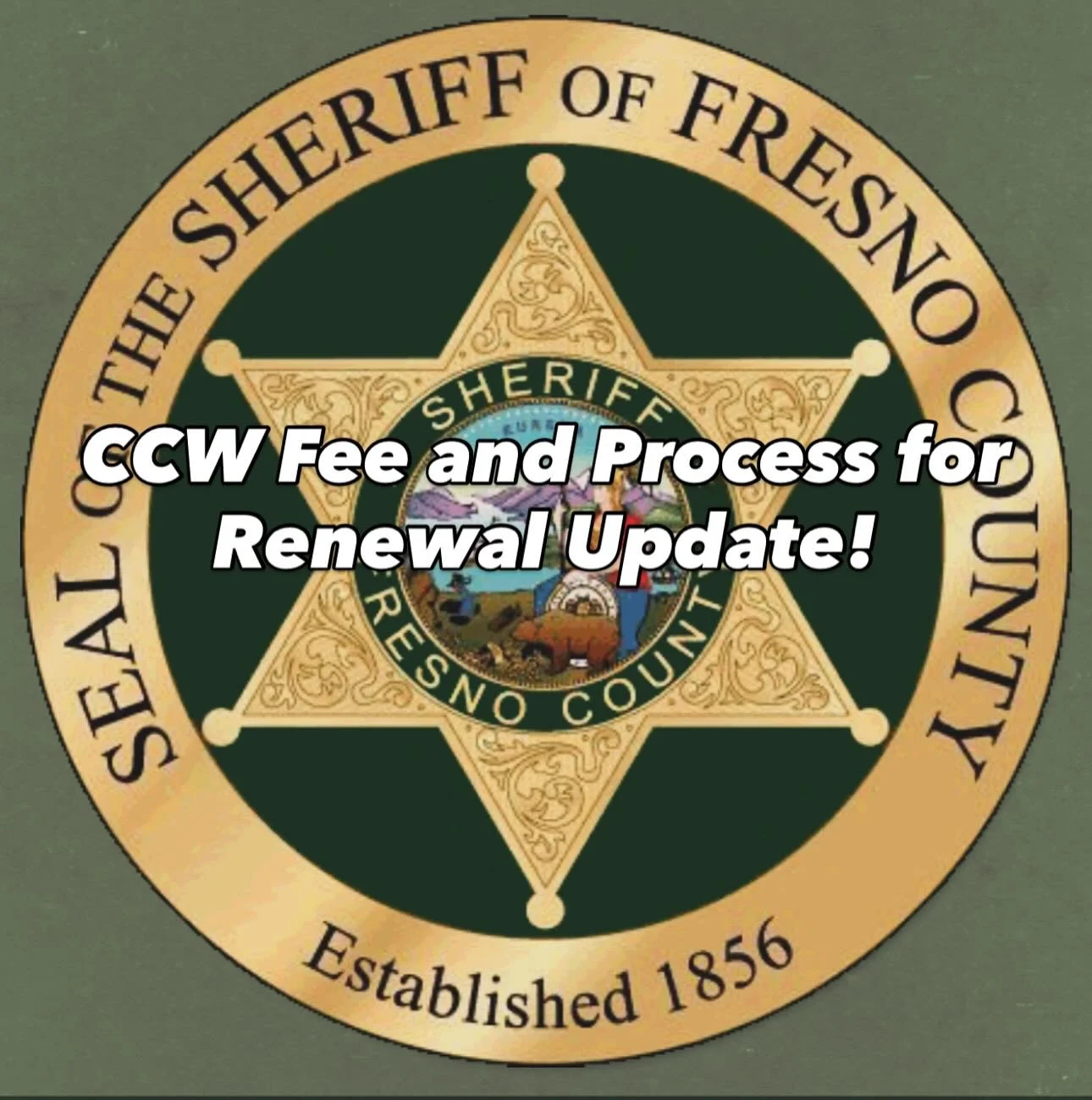 Prices are going up for Fresno County CCW Initials and Renewals.  #fresno #ccw #fresnocountyccw #pewpewpew Reach out and let&rsquo;s build your training around you.