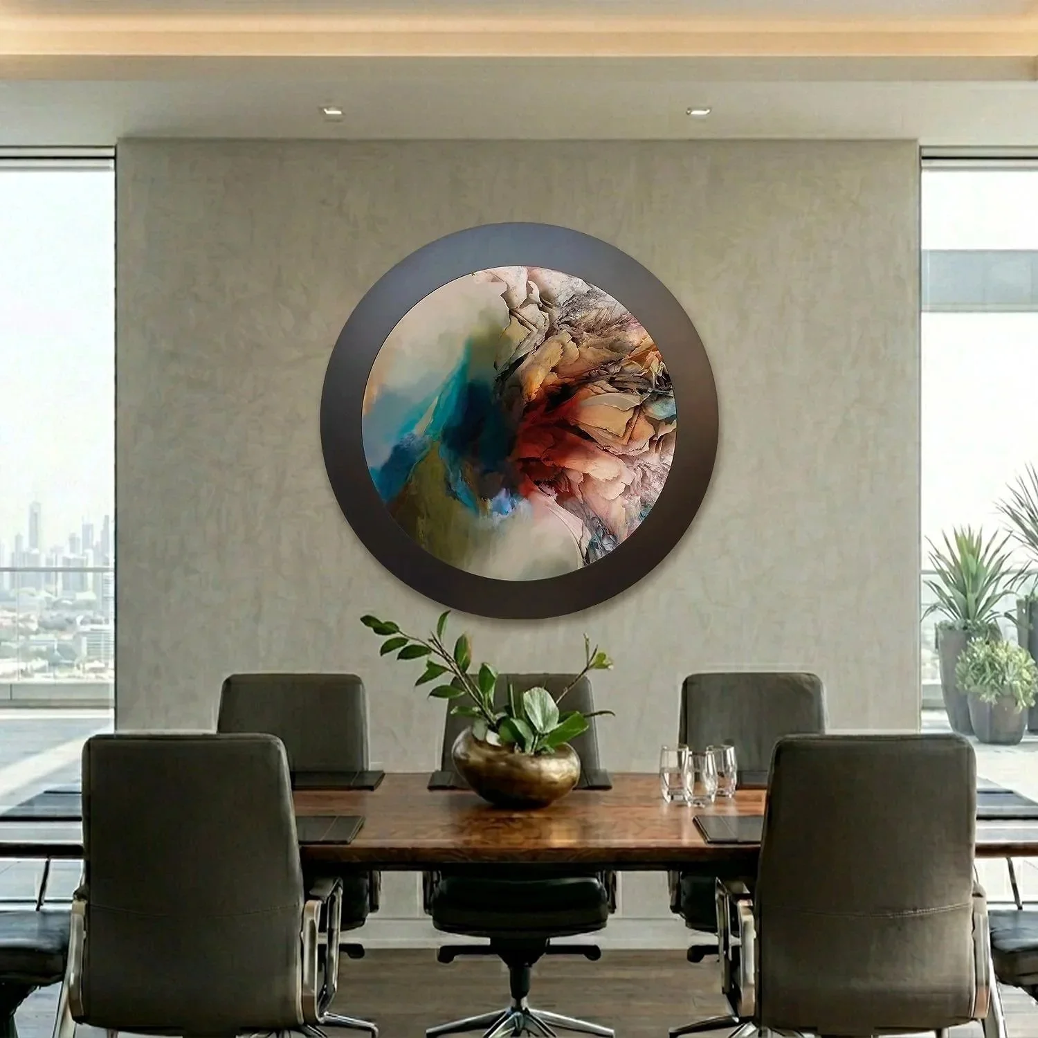 Becoming Light
125cm Tondo
ChromaLuxe Metal - Architectural Series