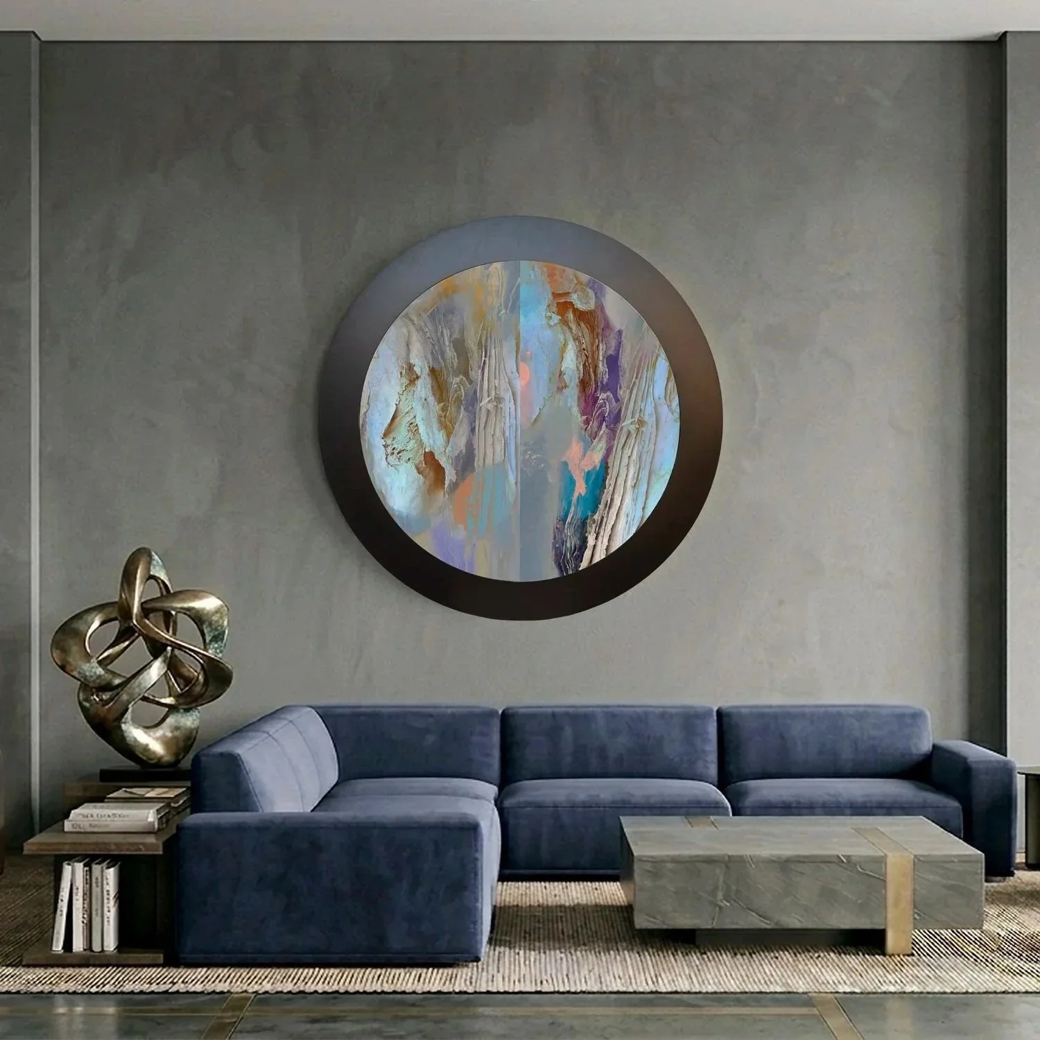 Ice Queen
125cm Tondo
ChromaLuxe Metal - Architectural Series