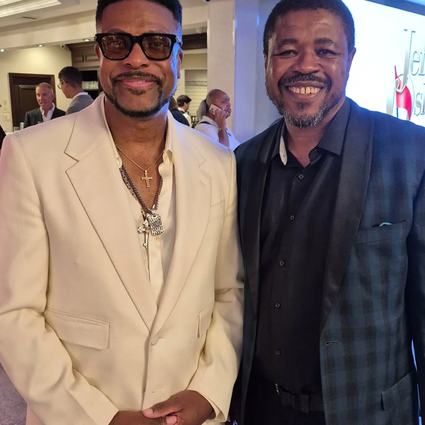 Caught a flick with the living legend  @christucker #JefferyOsborne classic #Hotinri #hotinrimagazine #hotinridotcom @theofficialthisismycity #innocencelost coming soon #itsnotlitifimnotthere #boismediagroup