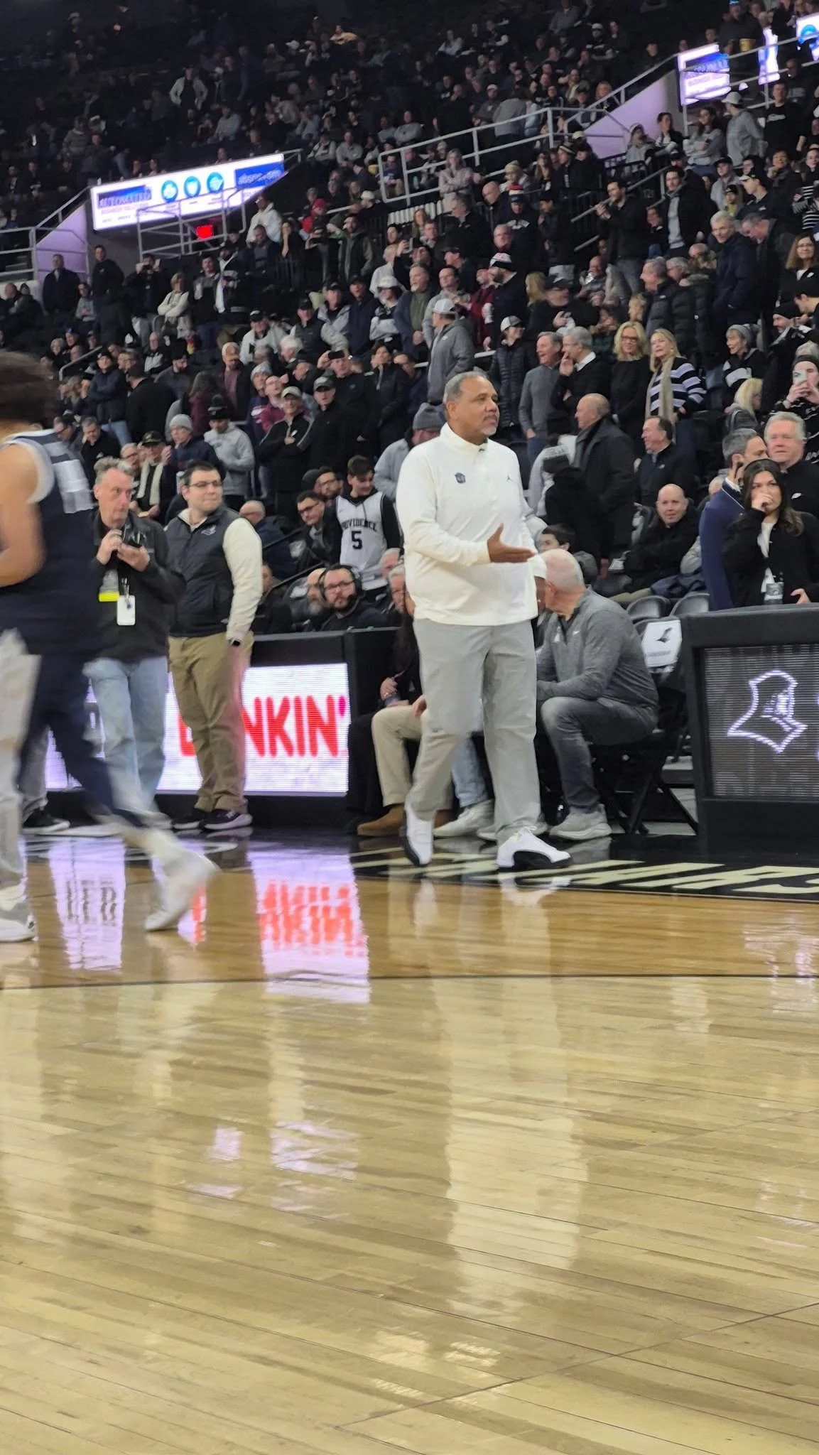 😂😂😂😂😂 congratulations Ed. They screamed FU Cooley, they all showed up to see you. Nice win. @georgetownhoops He still Fam out here. #hotinri ##hotinridotcom #innocencelost January 31st 8pm Providence Place Apple Cinema