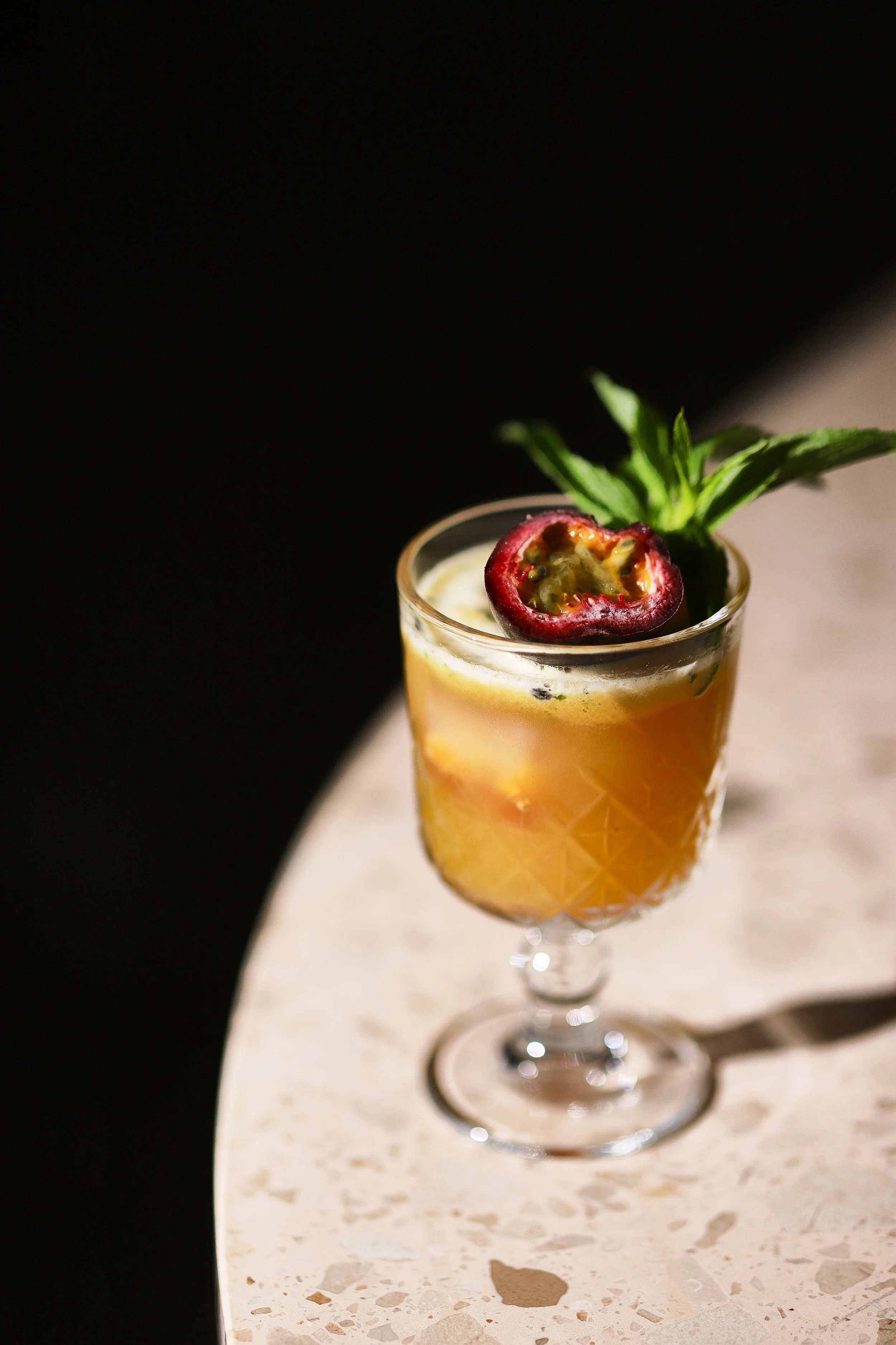 A key lime margarita