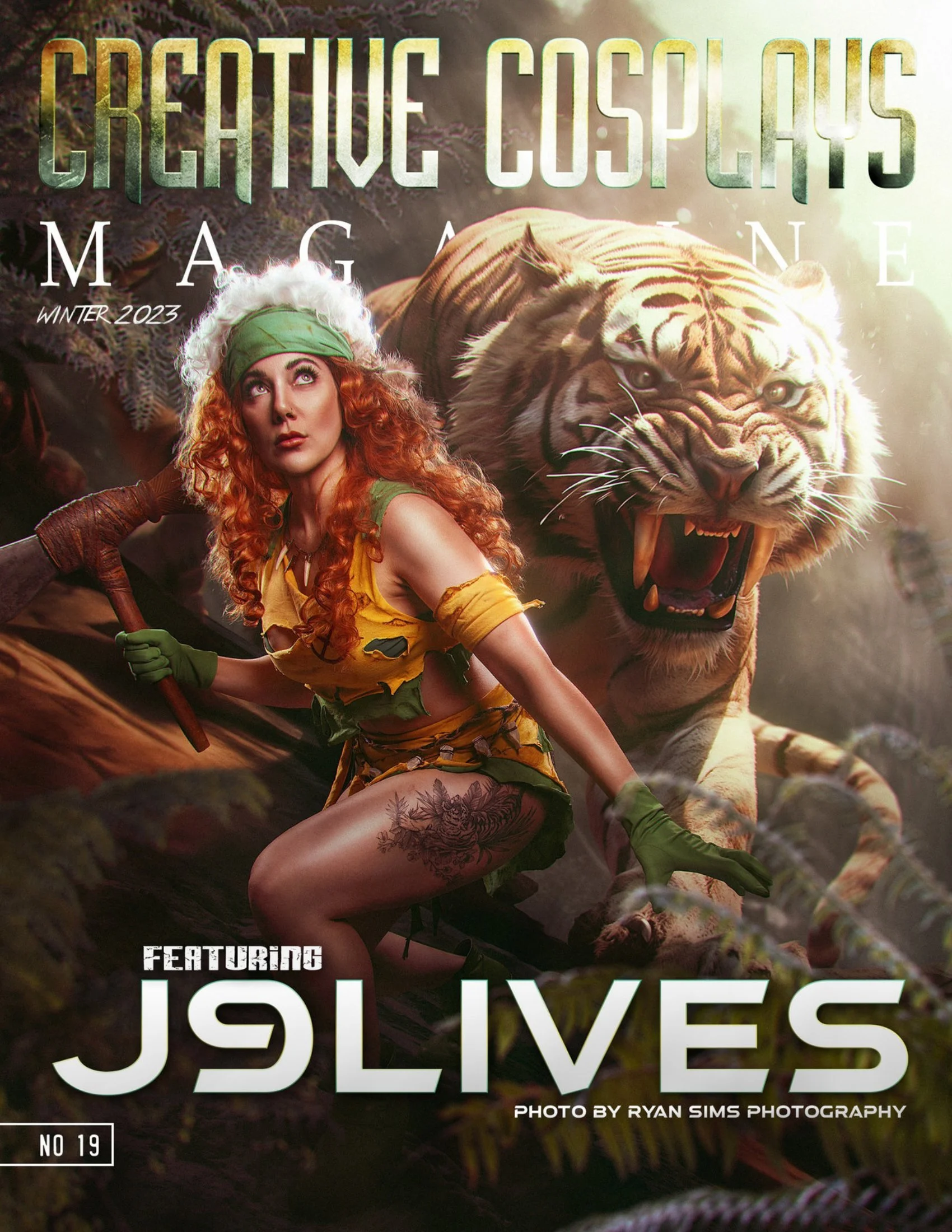 Creative Cosplays Magazine Winter 2023 Seasonal Issue COVER