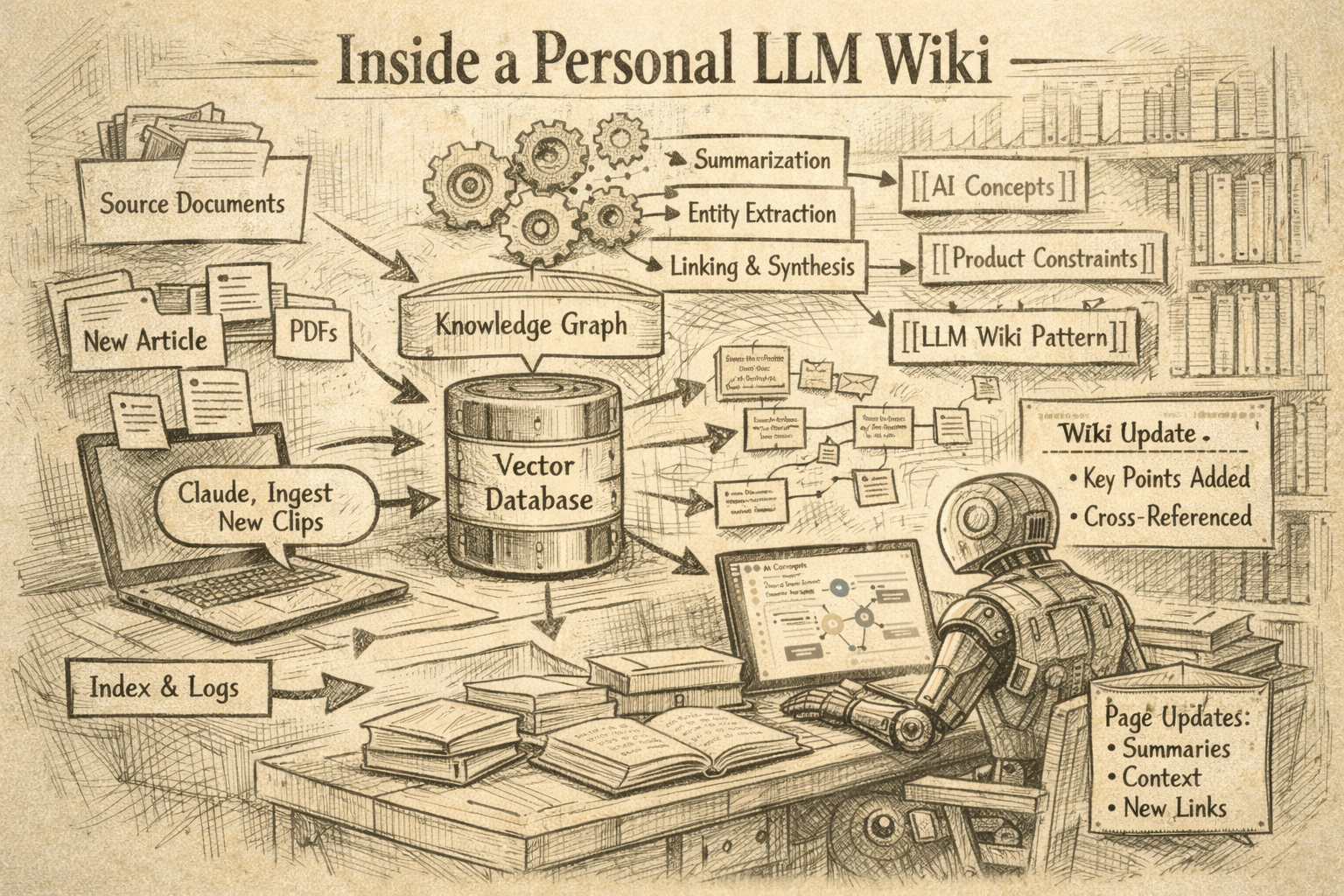 Building my Personal LLM Wiki (Part 2): The Technical Implementation