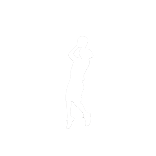 Bean League basketball silhouette logo