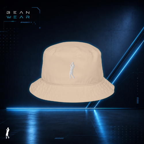 Ball Harder Bucket — Khaki with White