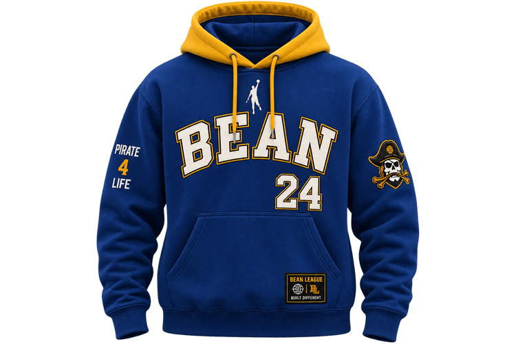 Once a Pirate Hoodie in Blue