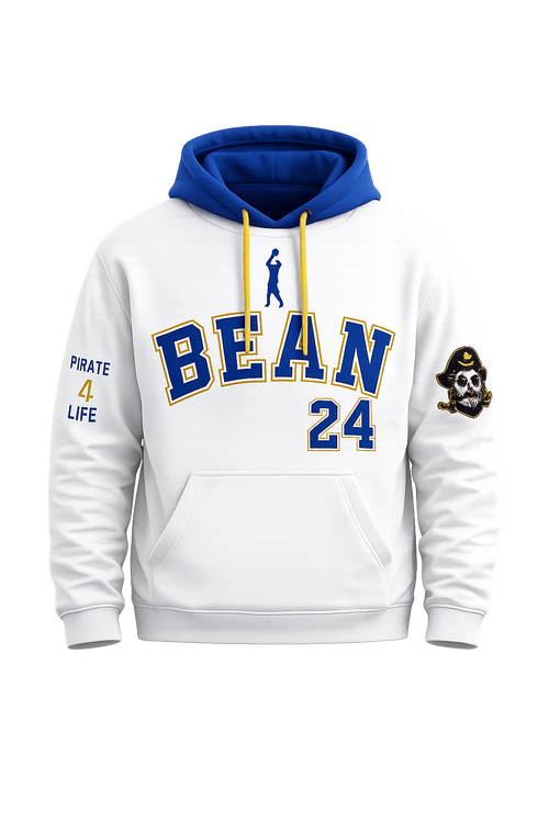 Once a Pirate Hoodie in White