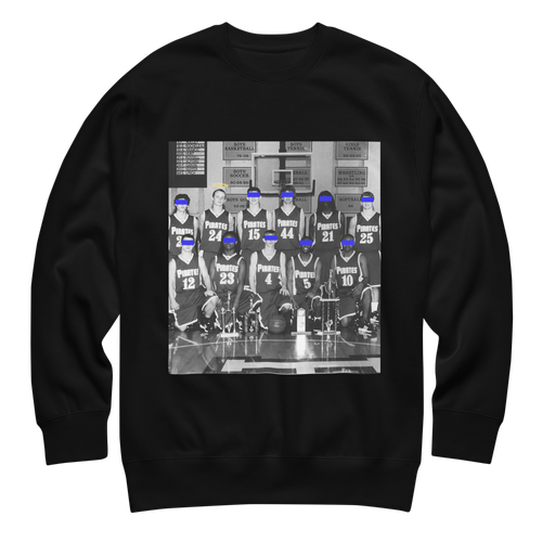 Before the League Crewneck in Black