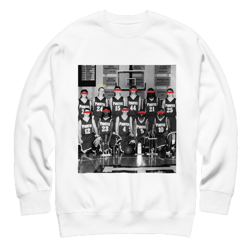 Before the League Crewneck in White