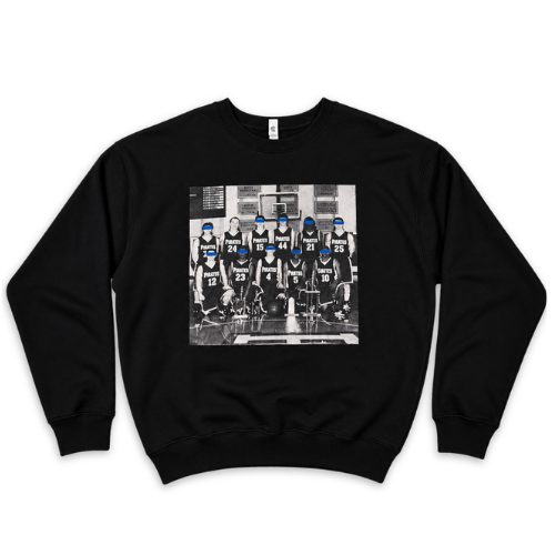 Before the League Crewneck in Black