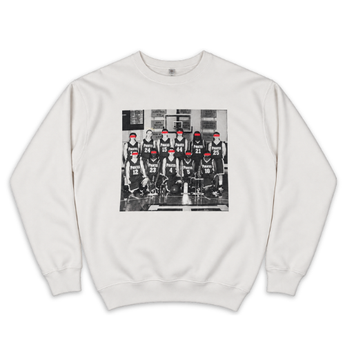 Before the League Crewneck in White