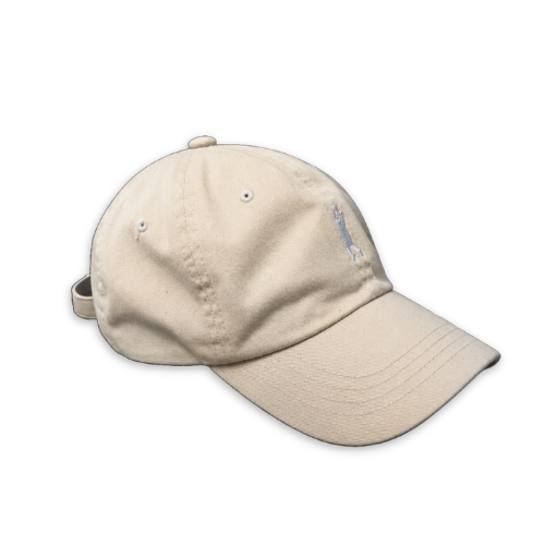 Fly Higher Ball Cap in khaki with white embroidery