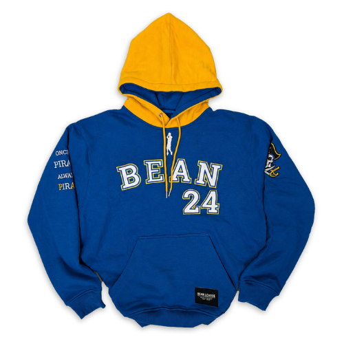 Once a Pirate Hoodie in blue