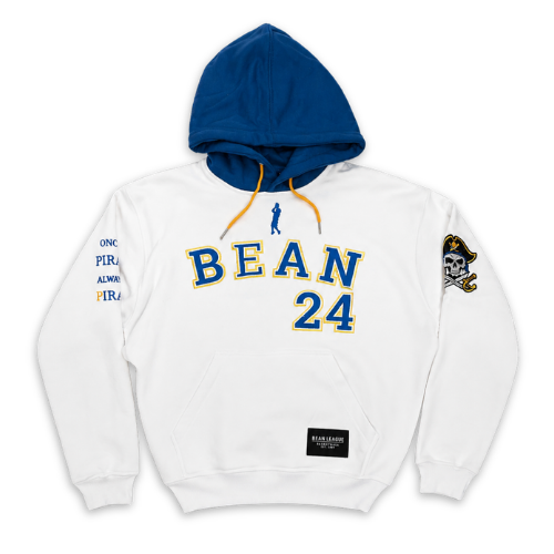 Once a Pirate Hoodie in white