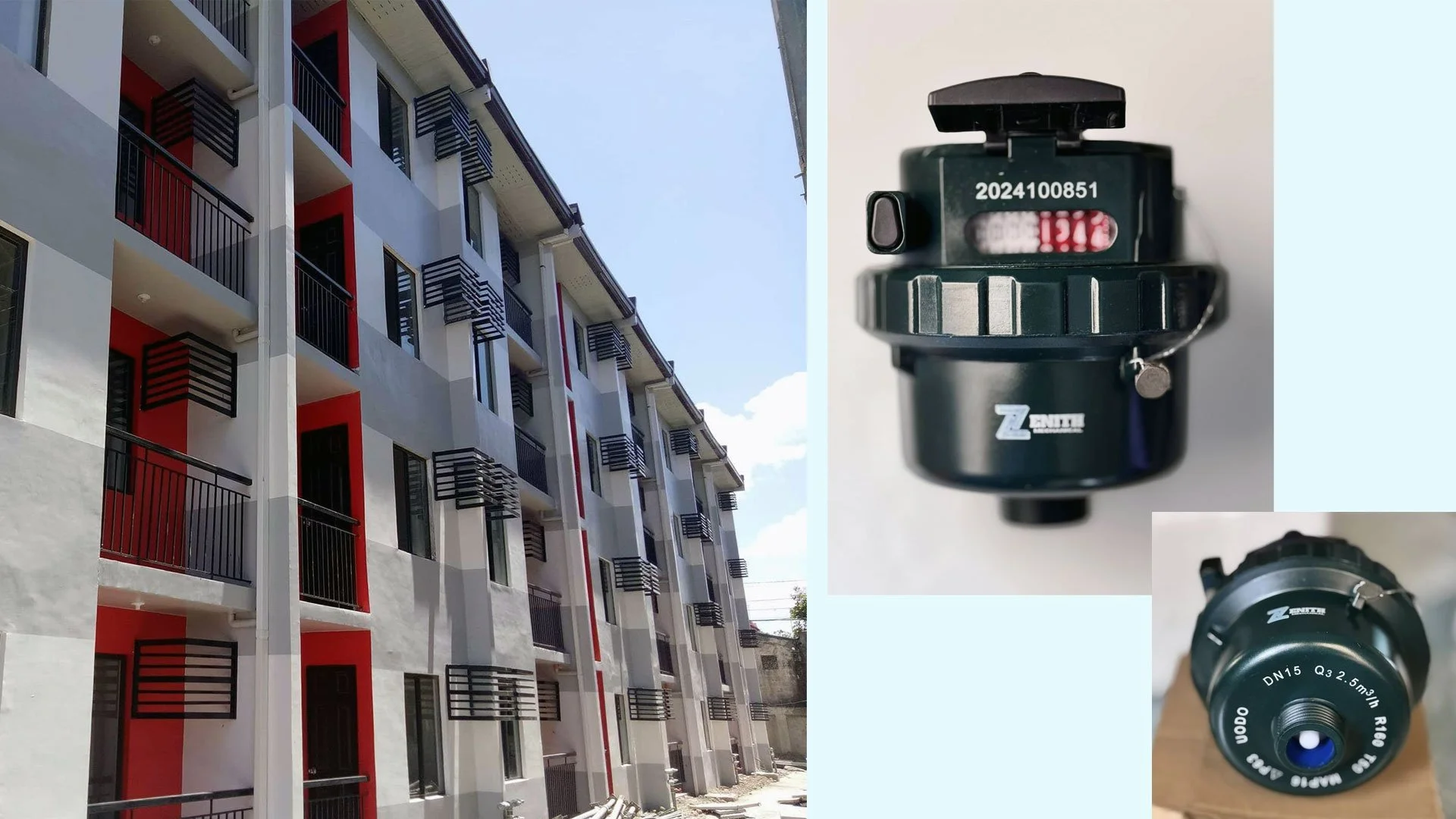 Delivered more than 900 pcs of Zenith Vertical Water meter at this mid rise residential development in one of the fastest growing city in Calabarzon.