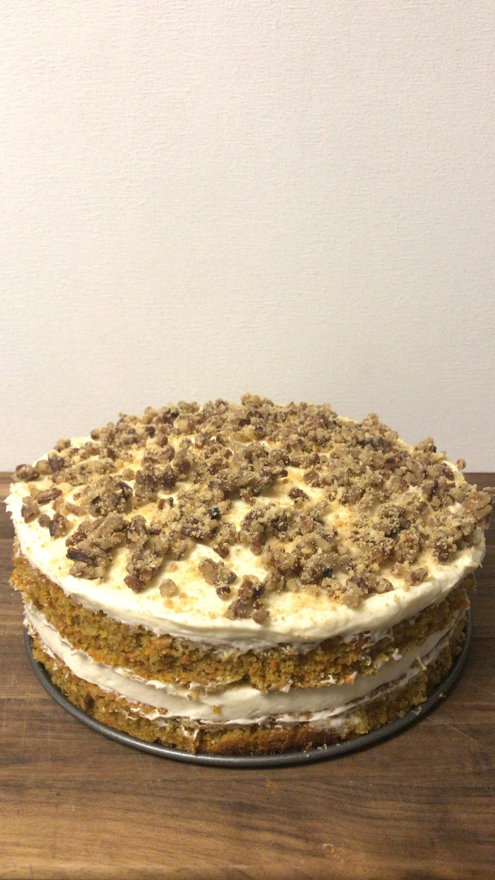 Carrot Cake, Candied Walnuts