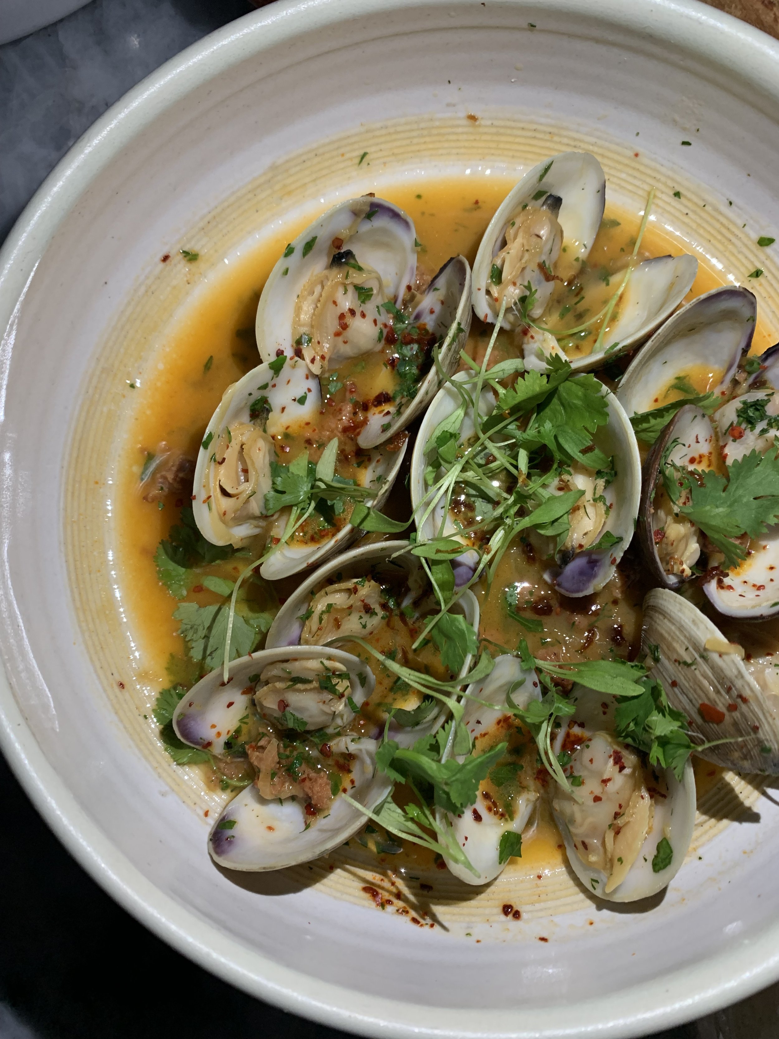 Manilla Clams w/ Chorizo