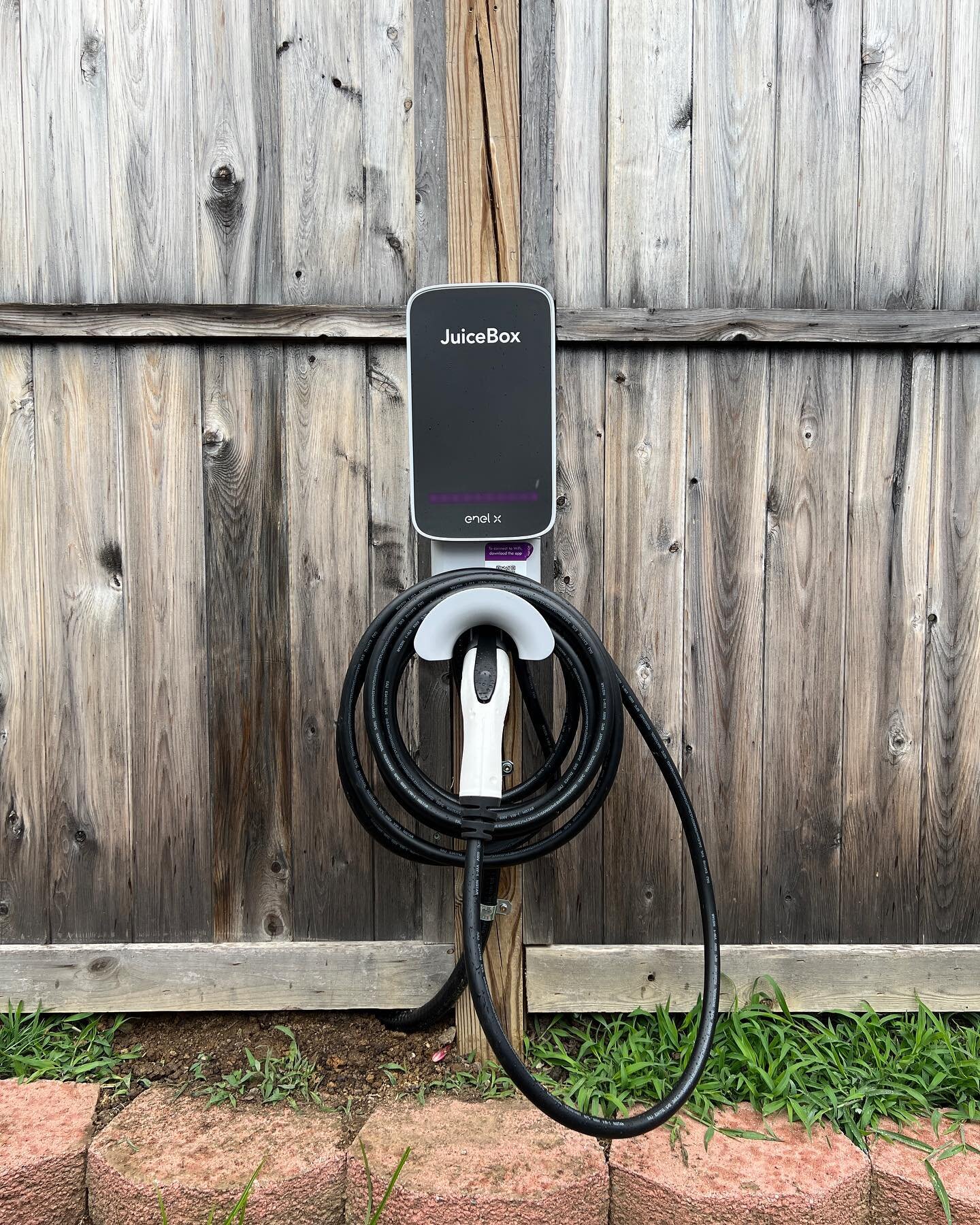 Electric vehicle charger install 🚘🔋🔌