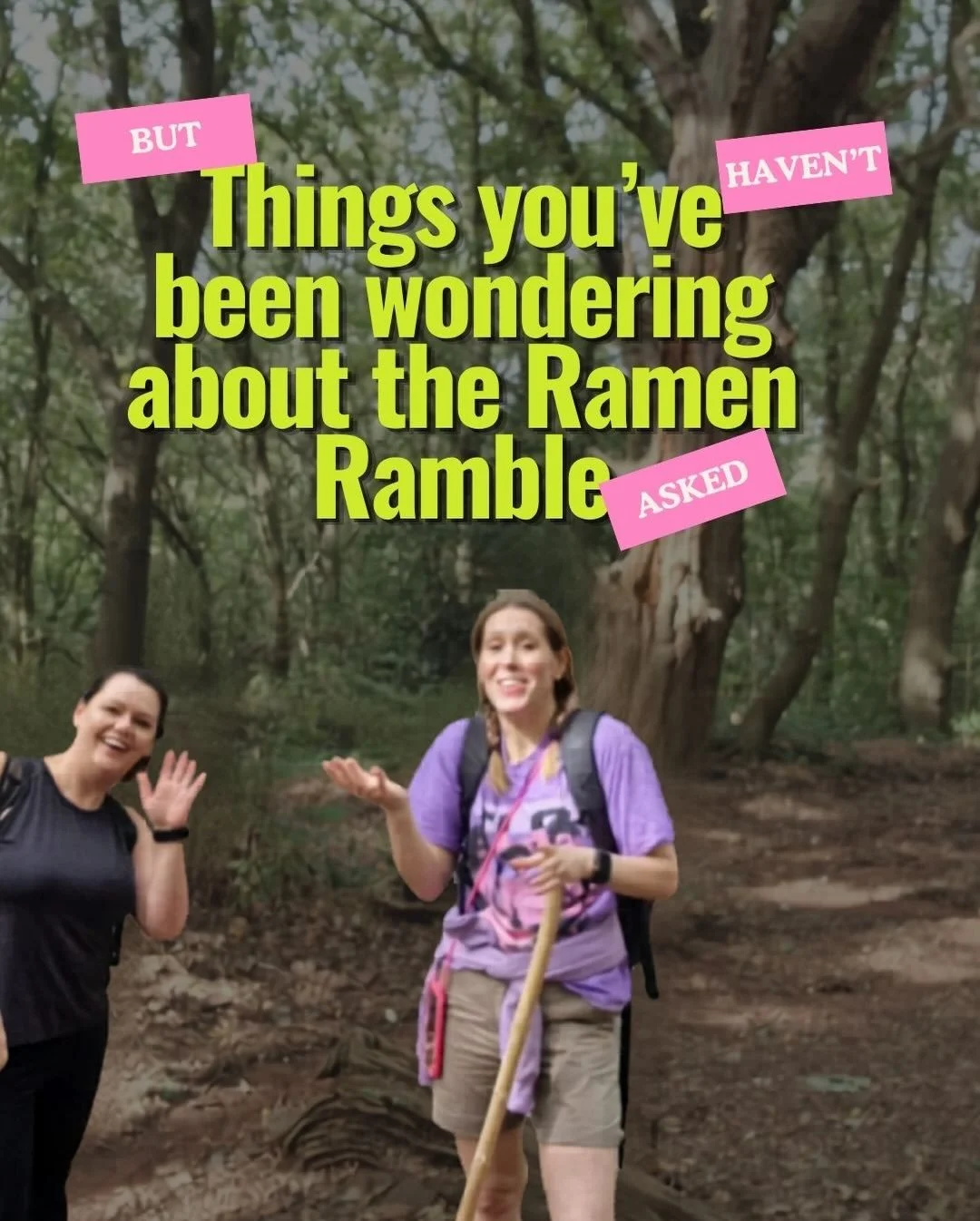 The questions I keep getting about Saturday&rsquo;s Ramen Ramble, answered in one go. Swipe through.

Quick recap: 6km walk through rivers, woodland, rocks and fields. Ends at @ramenhassaku , which the reviews reckon is the best outside of Japan. I&