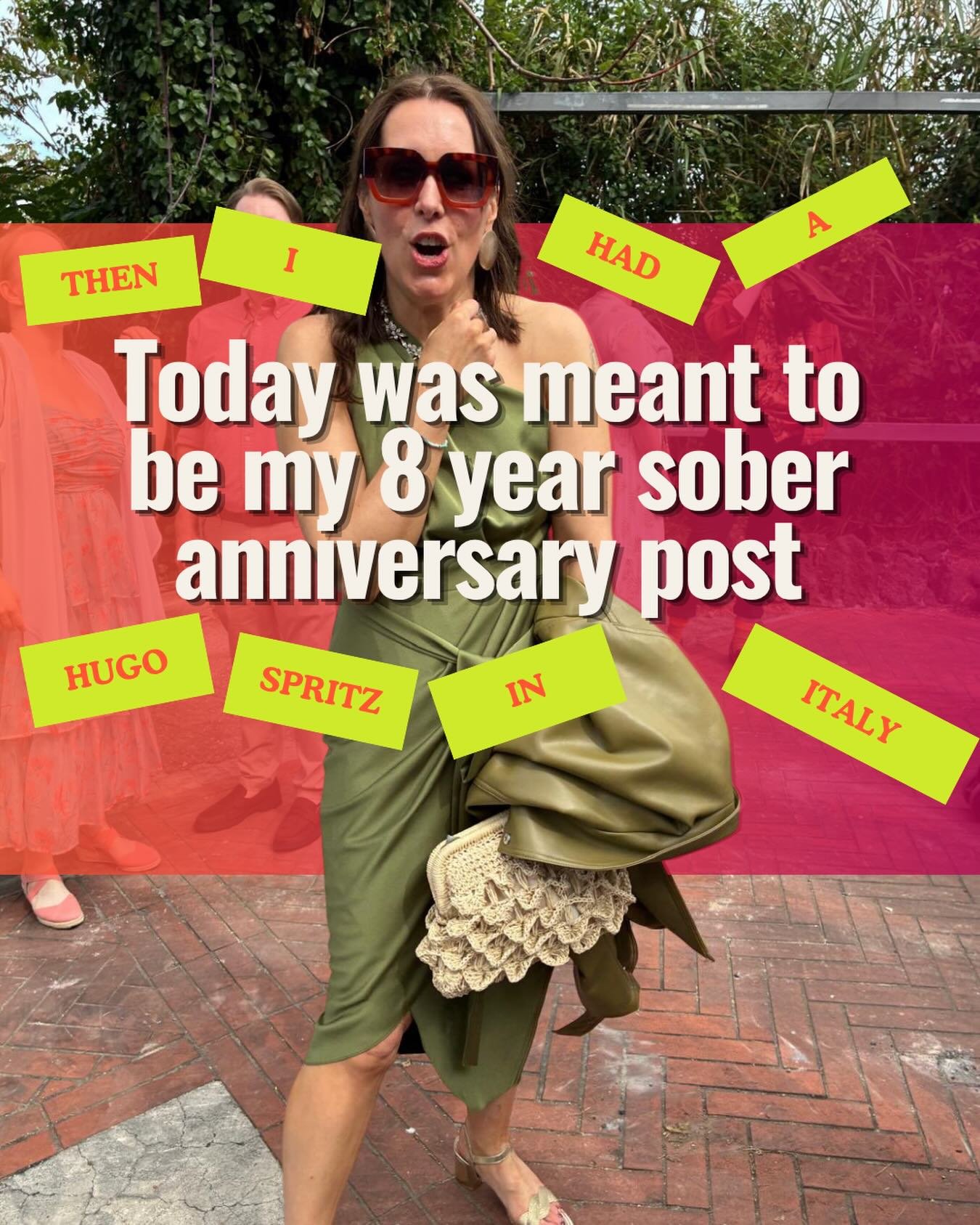 Okay. Let&rsquo;s do this.
Today is 8 years since I stopped drinking. I was going to write a lovely (inspiring?) little post about it, I&rsquo;ve been planning it for a while, including a little booklet I&rsquo;ve put together. And then a little over