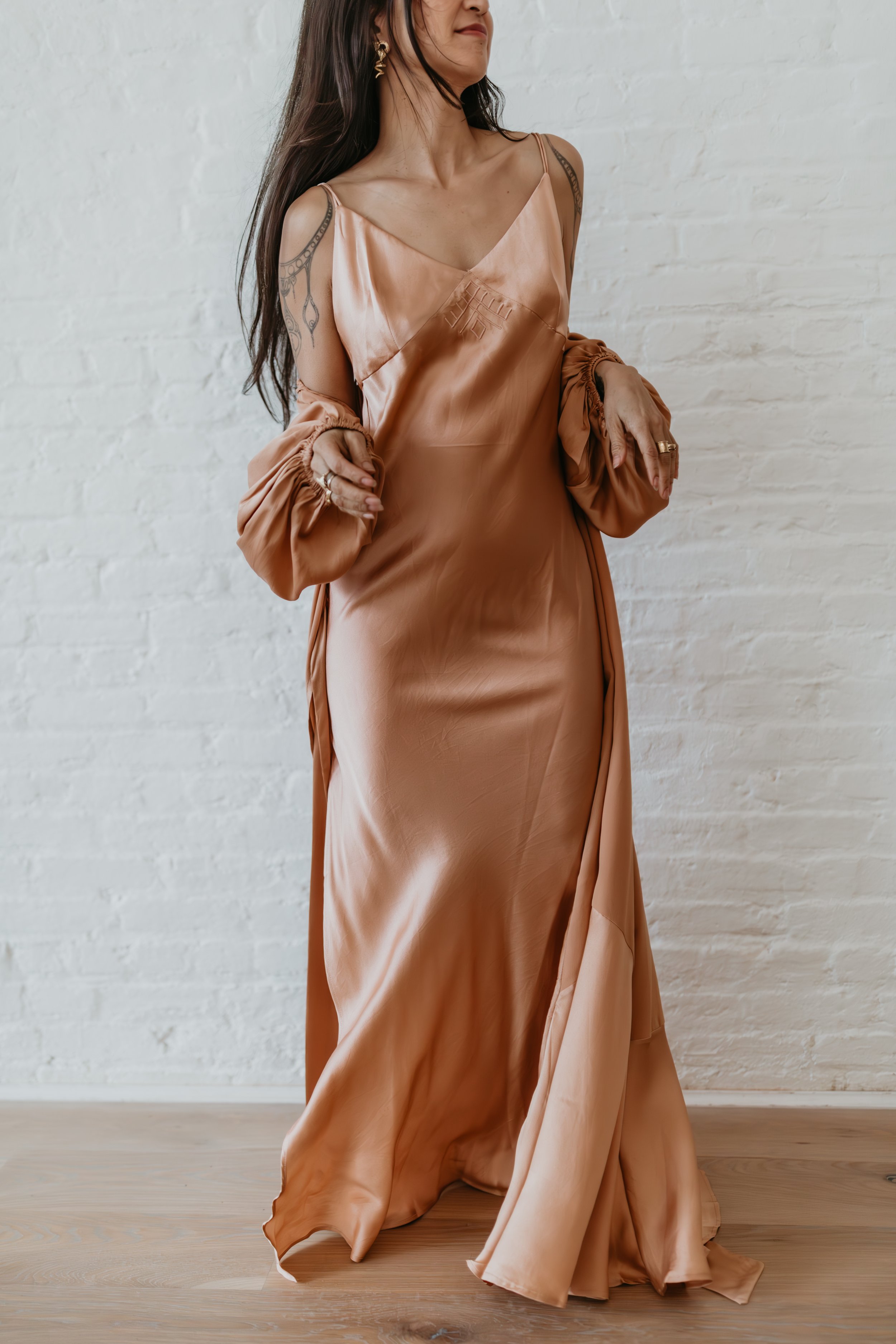 NOVA – Slip Dress - Peach