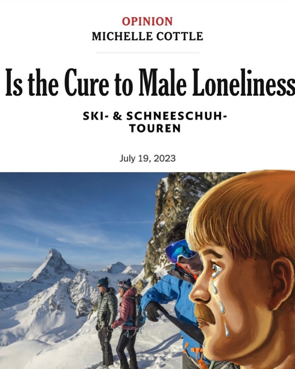 Gorpcore winter olympics, m&uuml;esliriegelpillled, shitting out jerky like a goat, powderboys with the man made climate sauce, kids at home, bumping that true crime, shiiit we balling alpine style, I brought booze too. Don&lsquo;t talk when I walk, 
