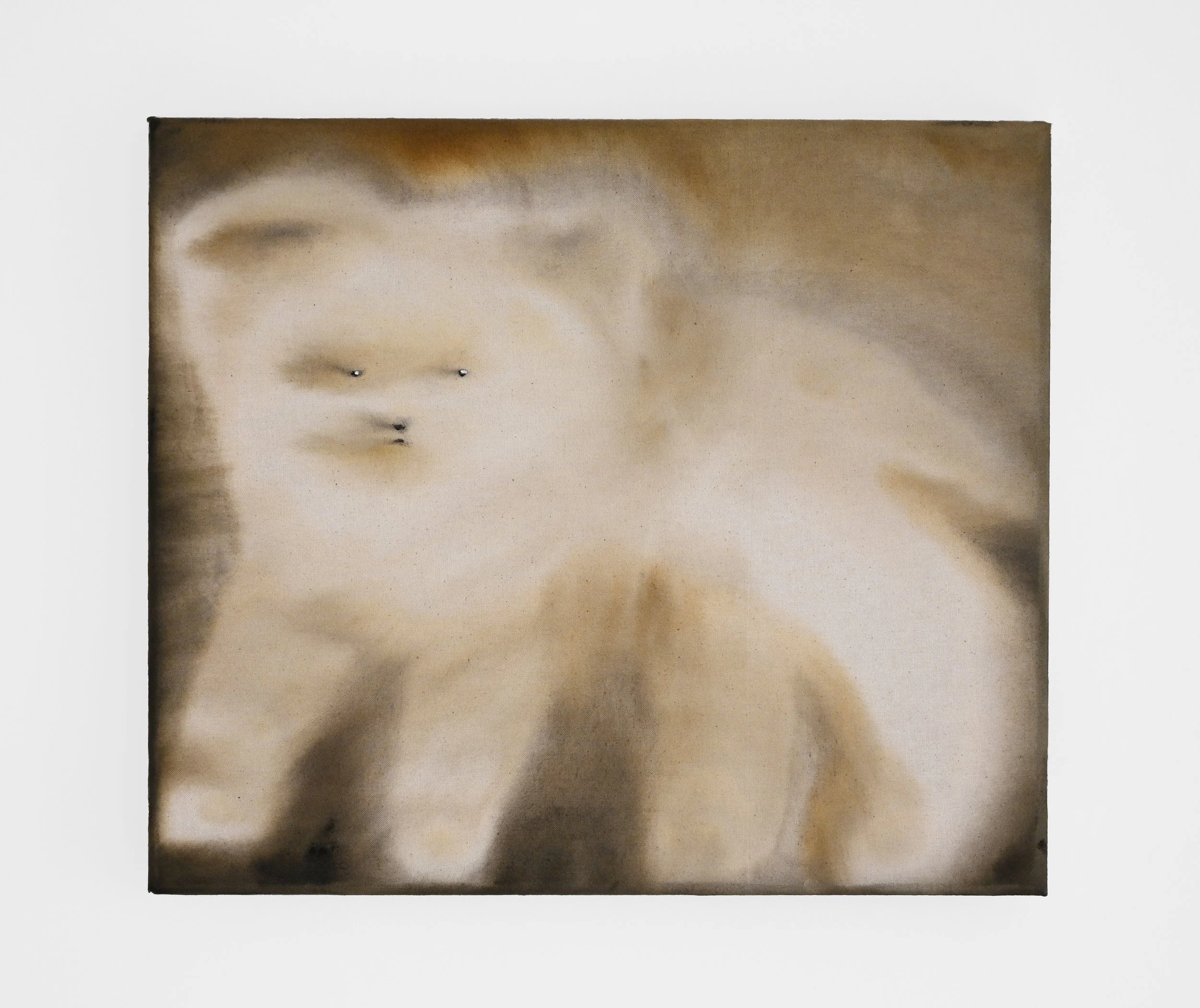 White Fang | acrylic on canvas, 35x40cm, 2026