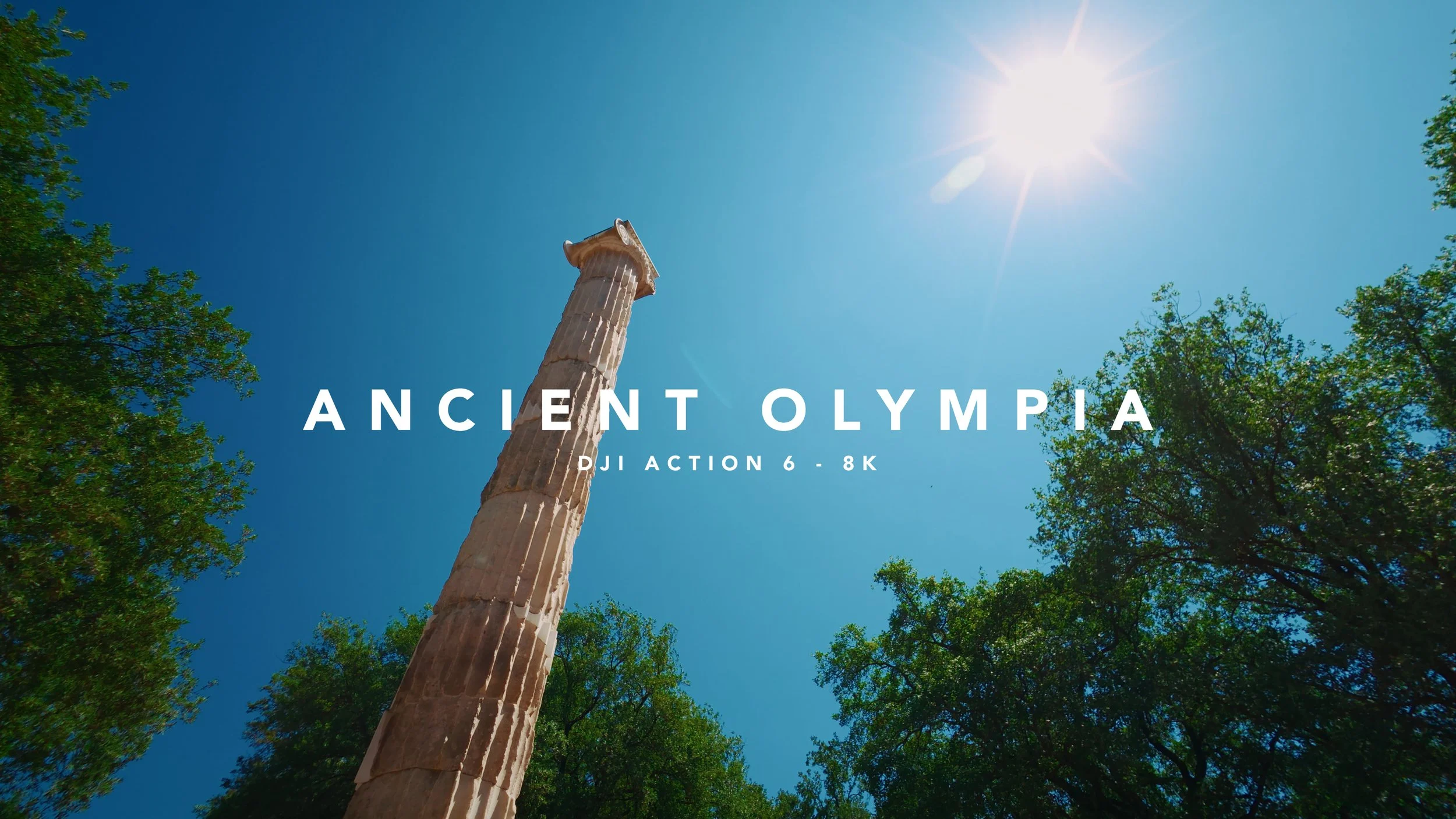 Testing the Limits of the DJI Osmo Action 6 - Ancient Olympia in 8K