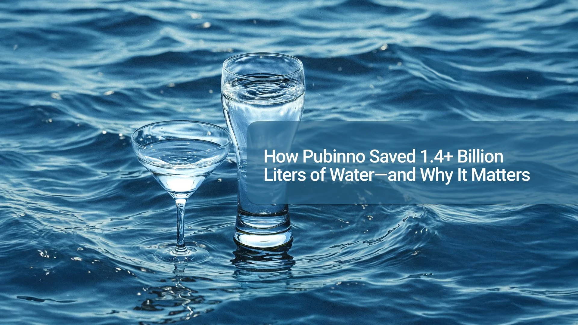 🌍 How Pubinno Saved 1.4+ Billion Liters of Water—and Why It Matters