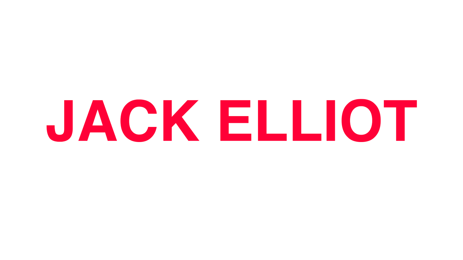 JACK ELLIOT