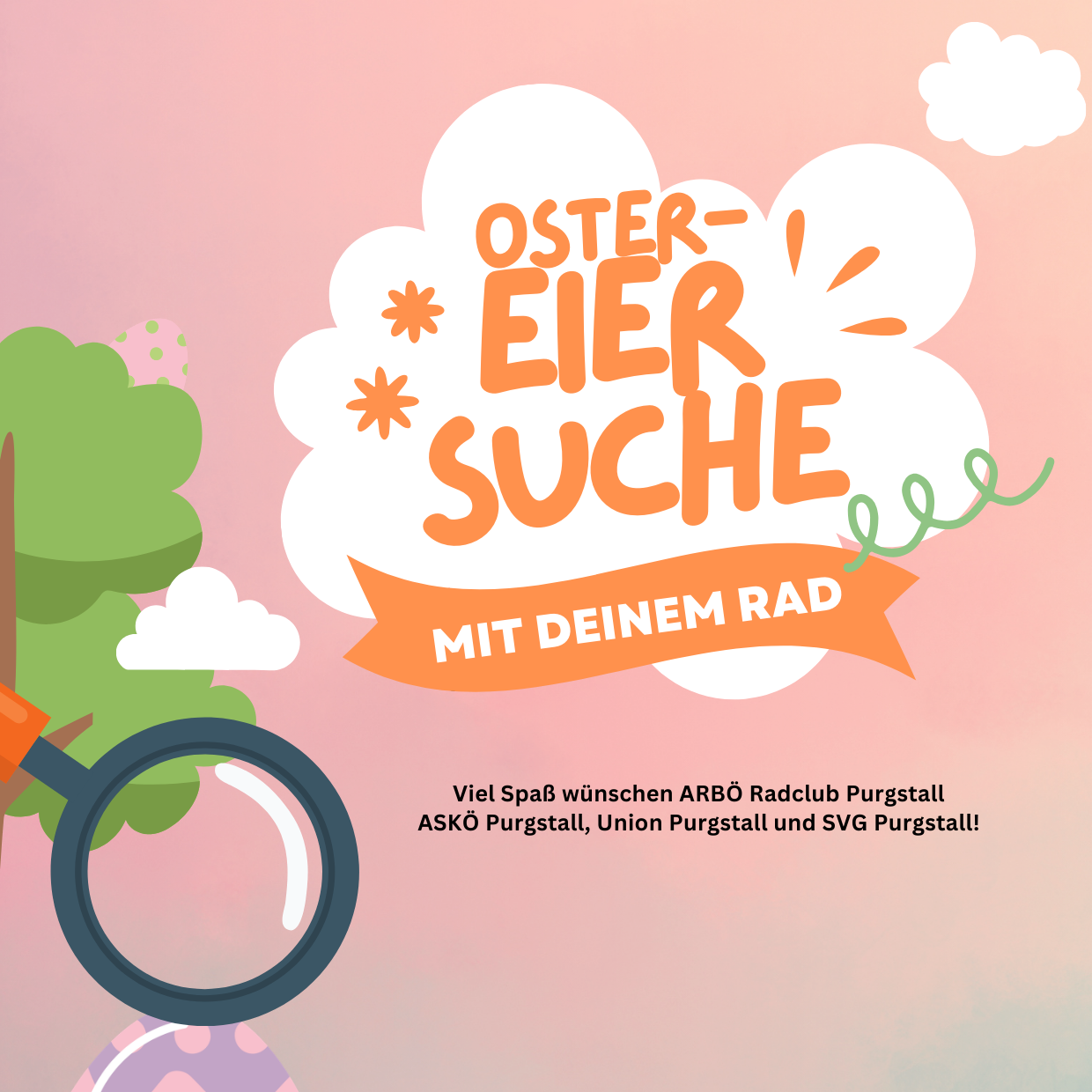 Ostereiersuche per Rad