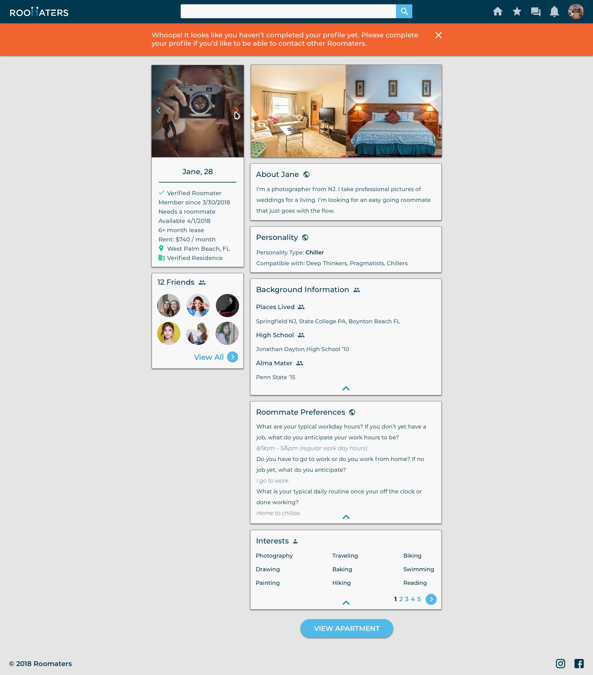 User Profile - Viewing Your Profile.png