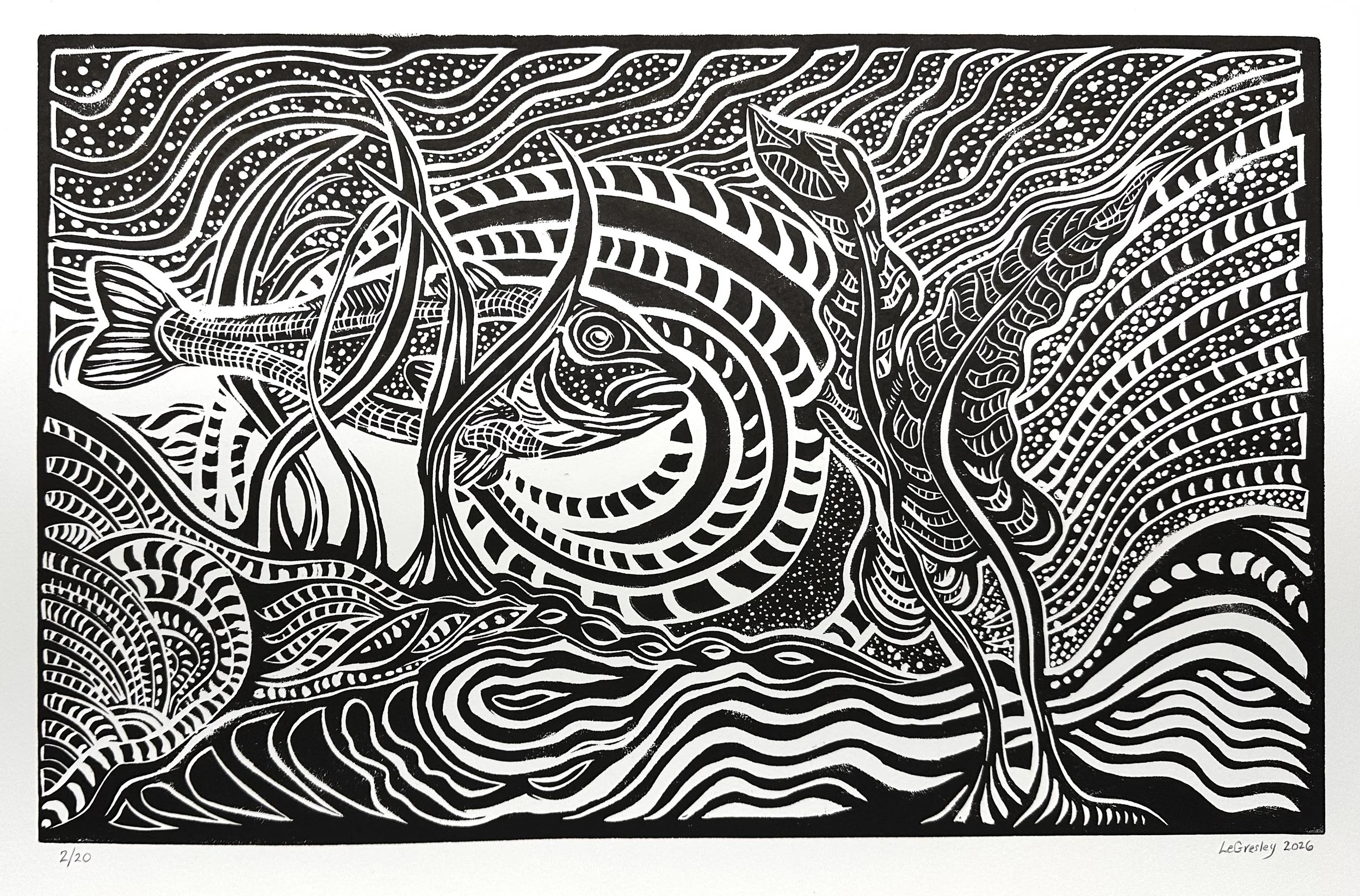 Sous la mer 1 / Underwater series 11x17 po/in, Imprimé à 20 copies limited edition
$340 (Encadré/framed)