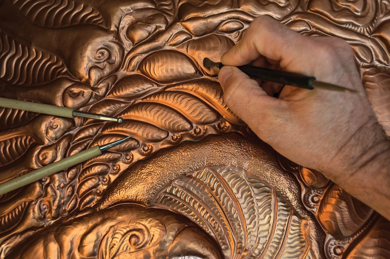 Non disponible / All copper artworks are currently sold out