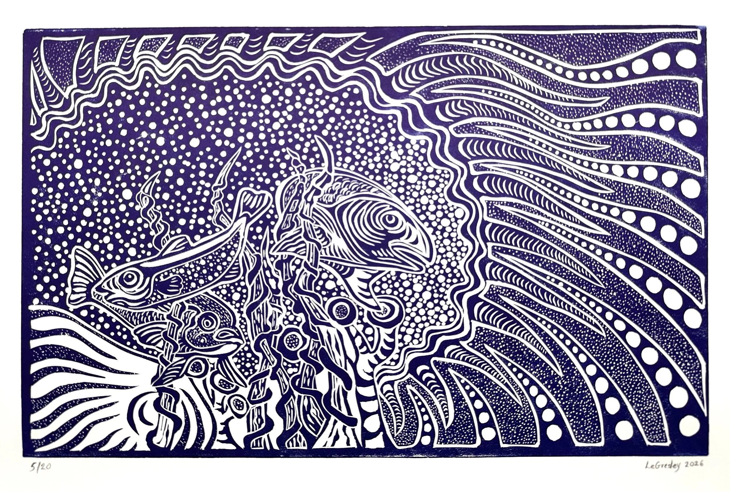 Sous la mer 2 / Underwater series 11x17 po/in, Imprimé à 20 copies limited edition
$340 (Encadré/framed)