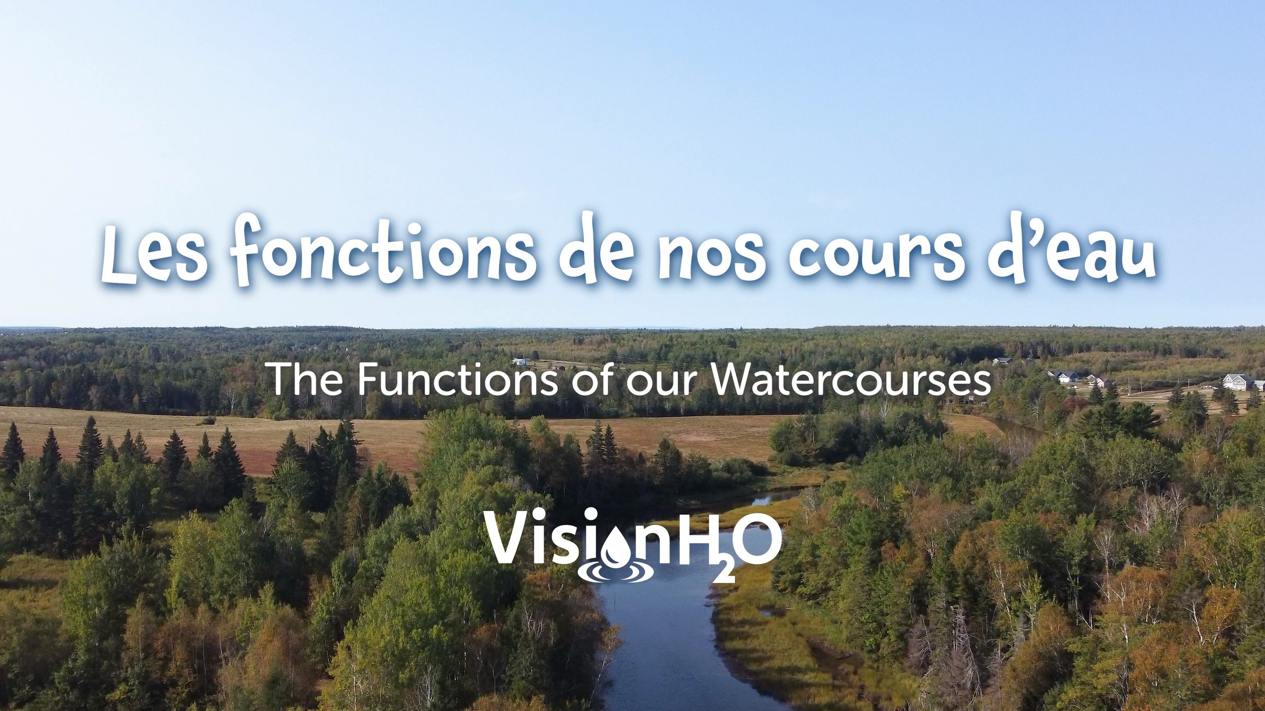 Tournage et montage d'une série de vidéos pour Vision H2O. Voir lien web en cliquant l'image / Filming and editing a video series for Vision H2O. Click image to view 
